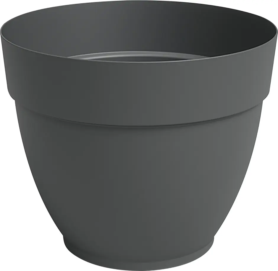 Artevasi Pflanztopf Capri Campana Kunststoff anthrazit matt Ø 50 x 42 cm