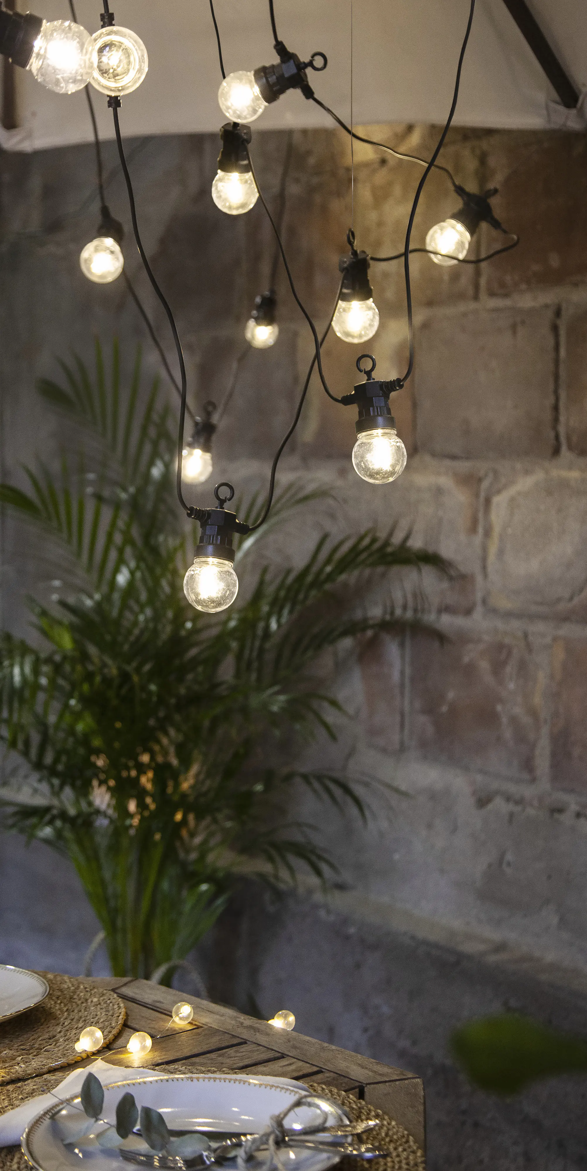 Eglo LED Lichterkette Außen Circus 4,05 m bunt