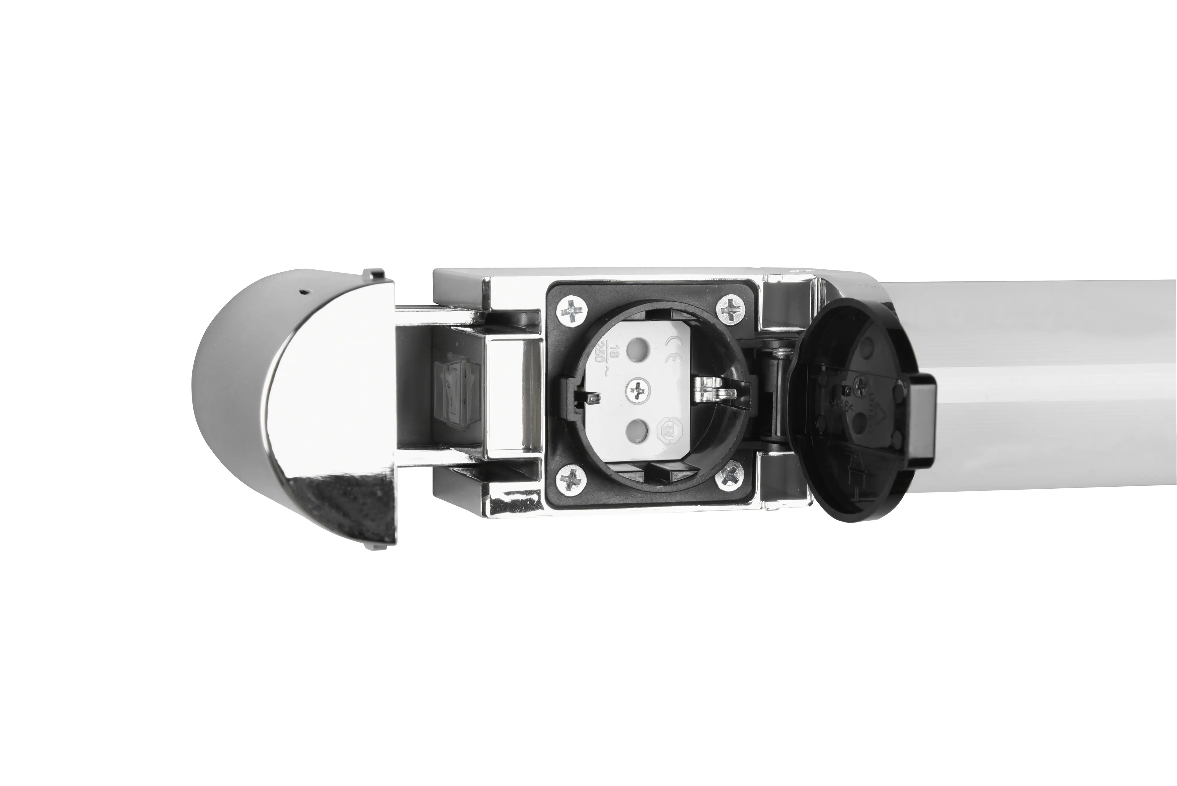 Trio Wandleuchte Piera für innen chrom warmweiß Trio Wandleuchte Piera für innen chrom warmweiß