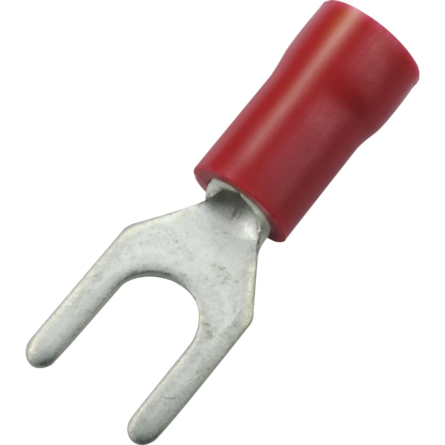 Gabelkabelschuh M4,3 0,5 - 1,5 mm² rot, Inhalt 25 Stück