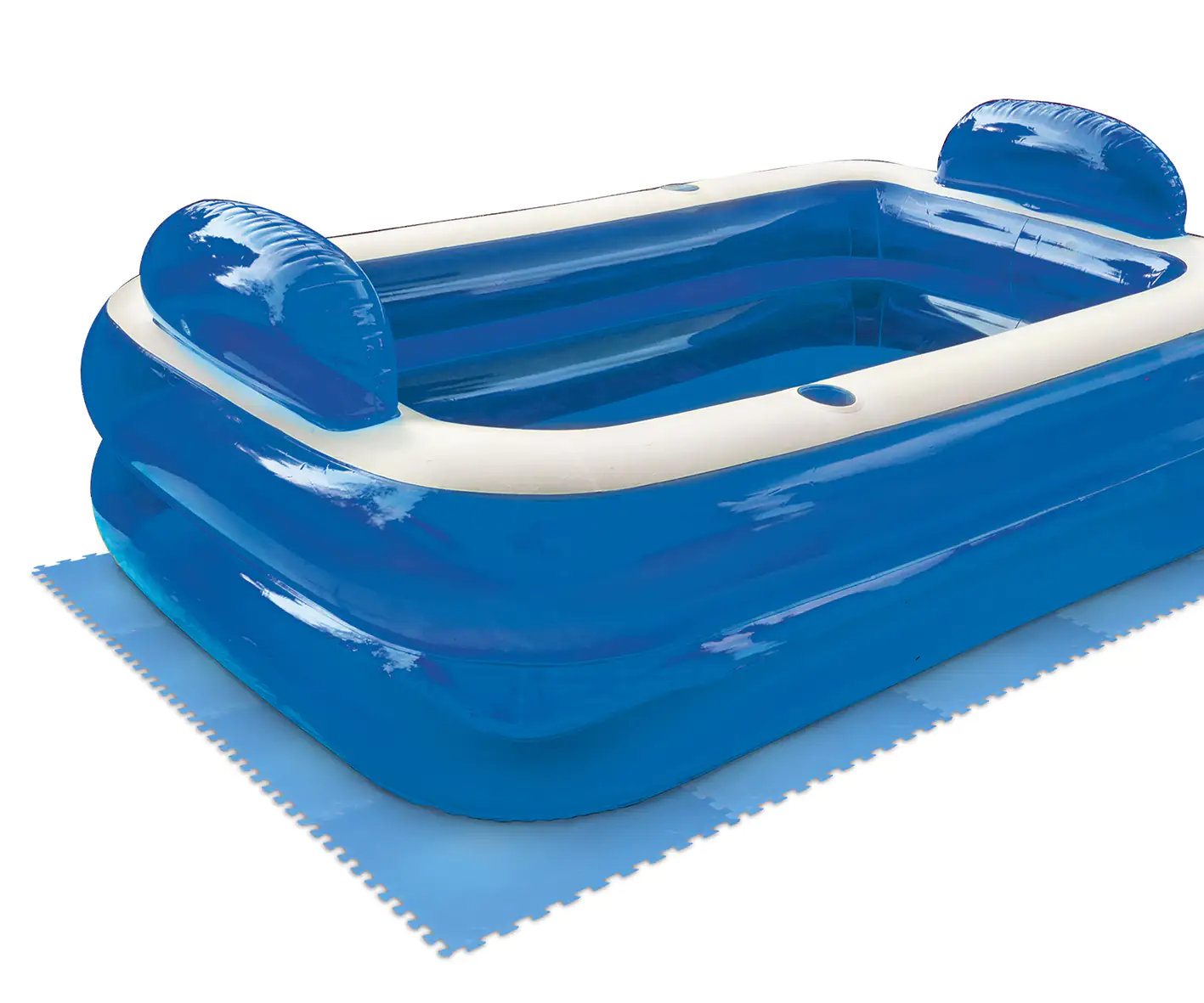 Happy People Unterleg-Poolmatte 8 teilig 50 x 50 x 0,4 cm