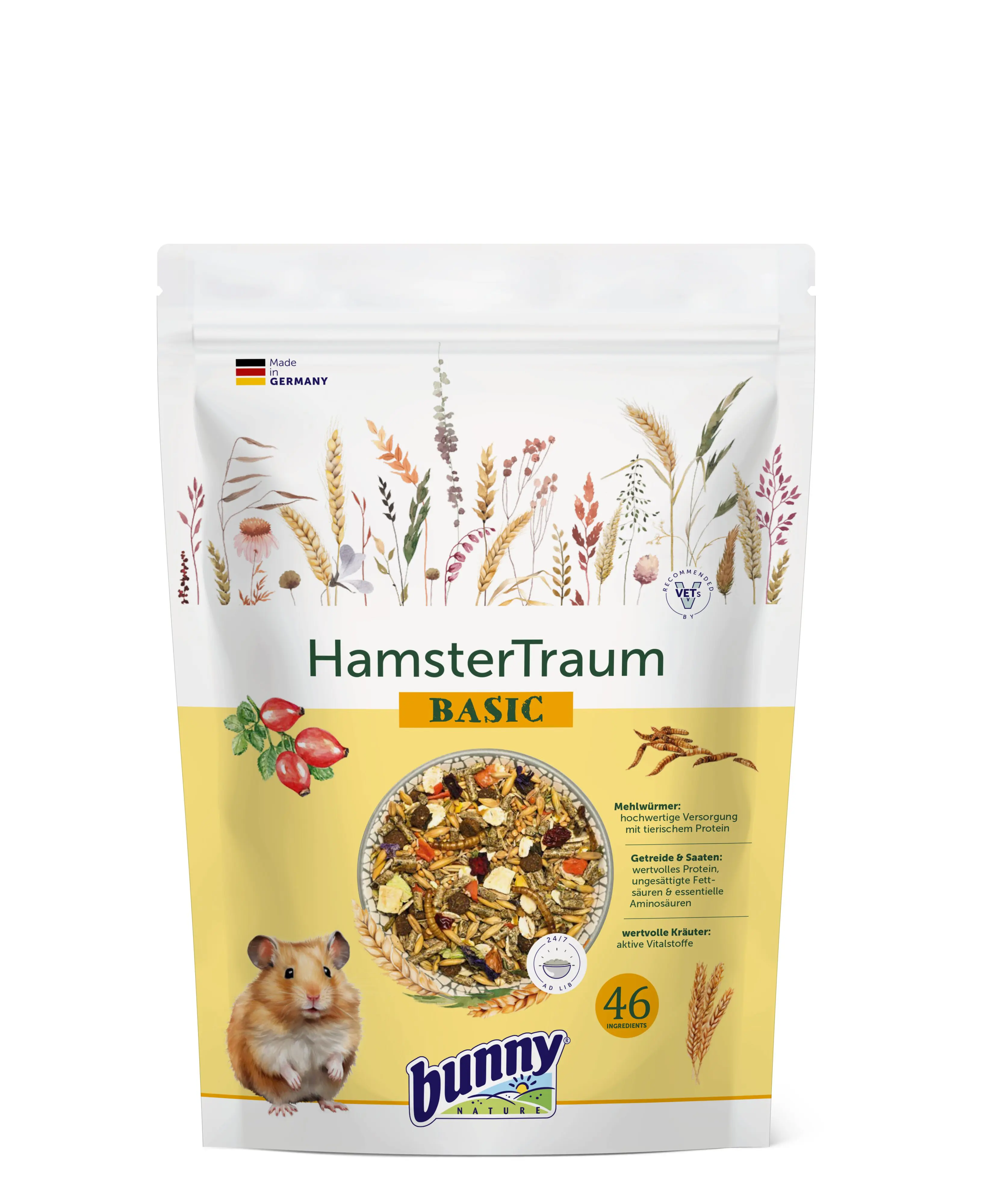 bunny HamsterTraum BASIC 600g für Hamster