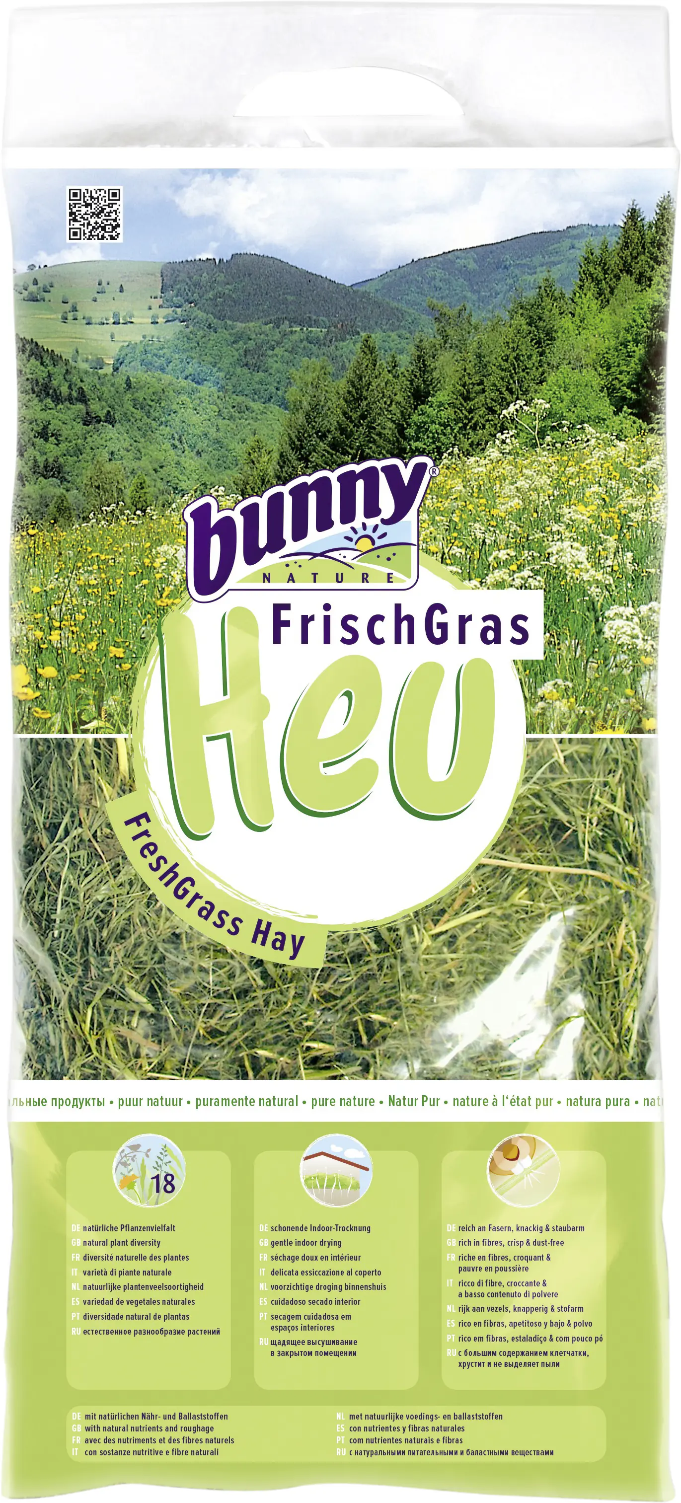 bunny FrischGras Heu Natur Pur 750 g bunny FrischGras Heu Natur Pur 750 g
