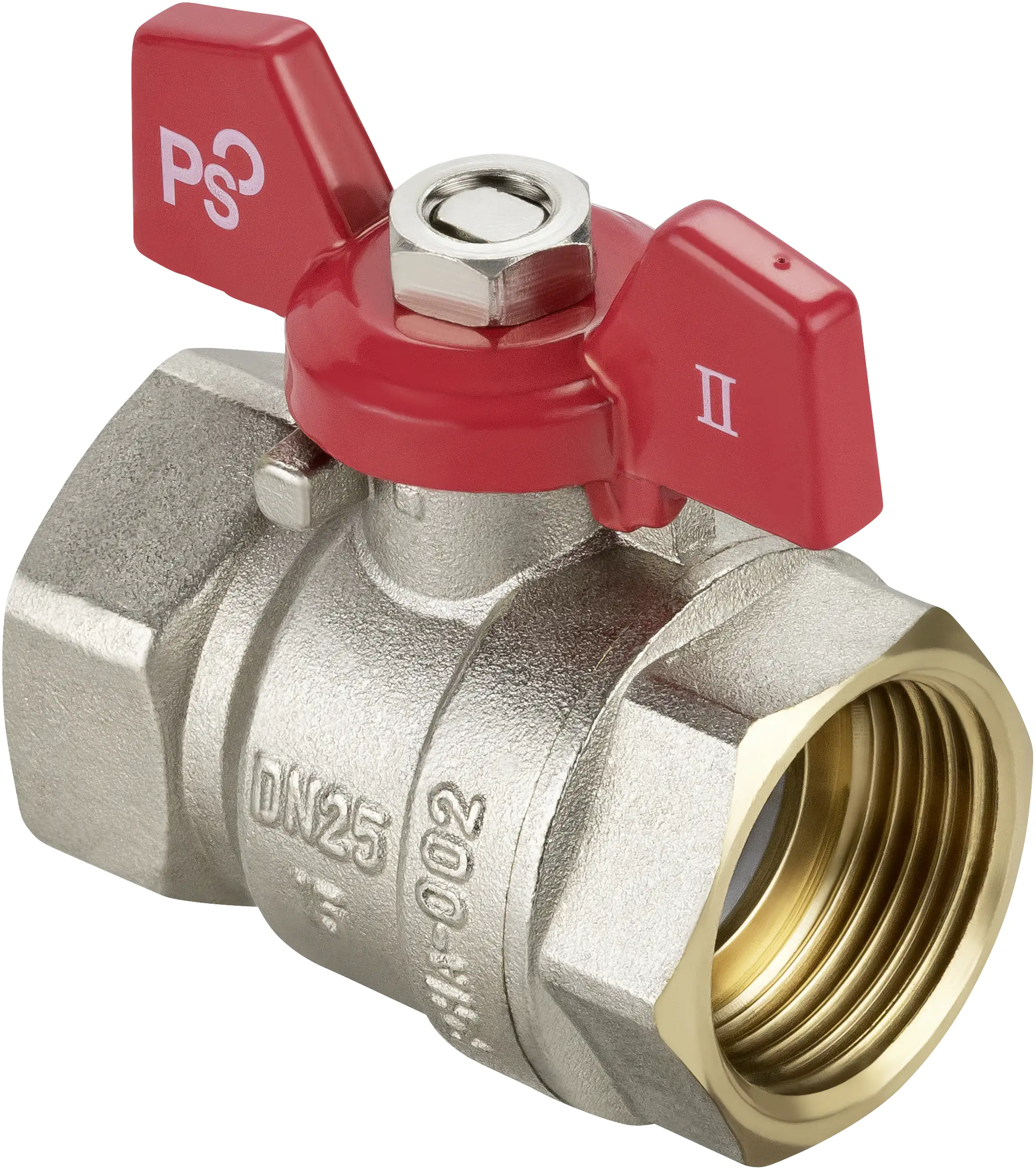 Kugelhahn 19,05 mm (3/4") Innen, mit Flügelgriff