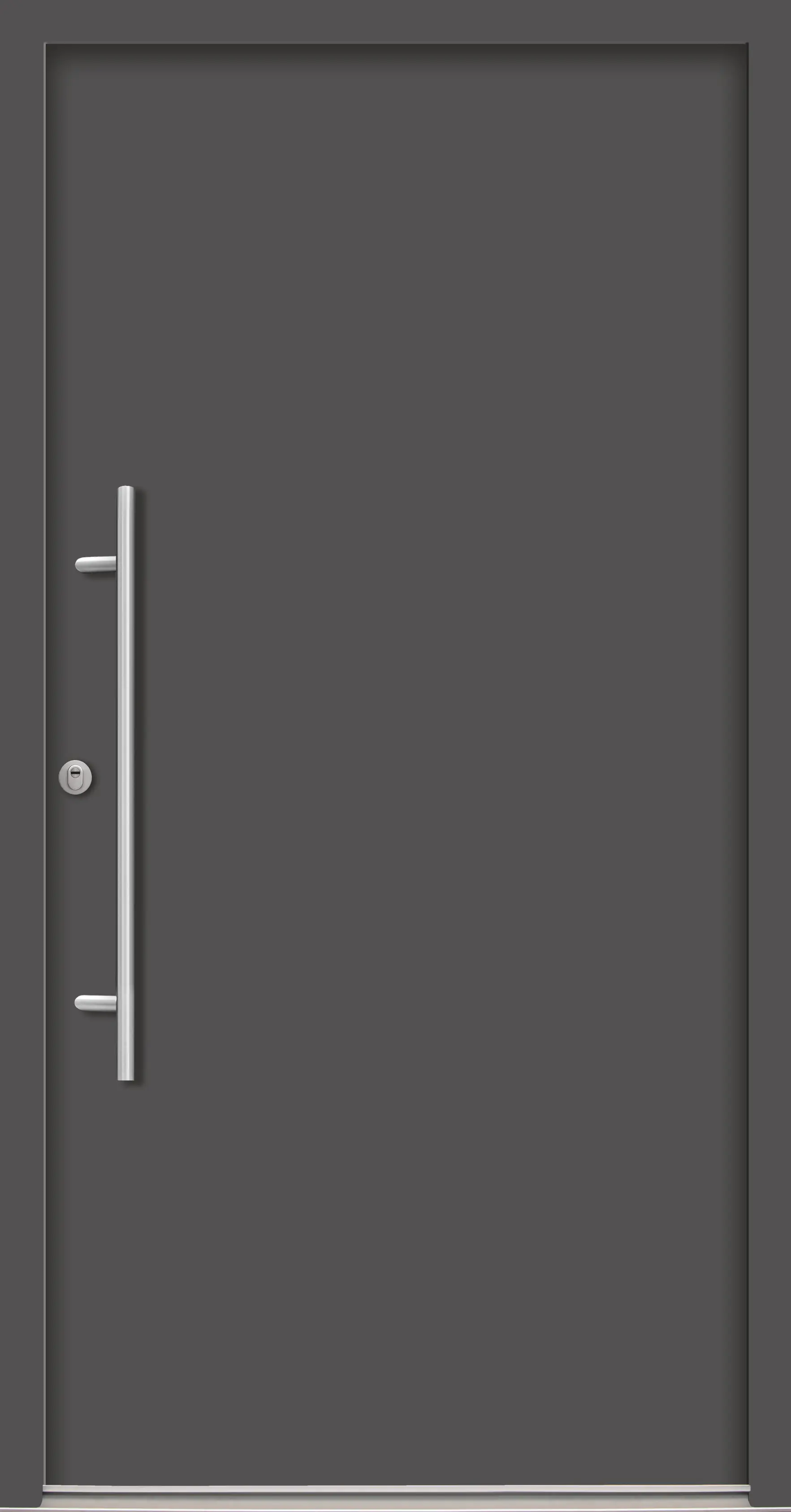 Splendoor Haustür Passivedoor Premium B05 RC2 Anthrazit DIN Links 100 x 210 cm