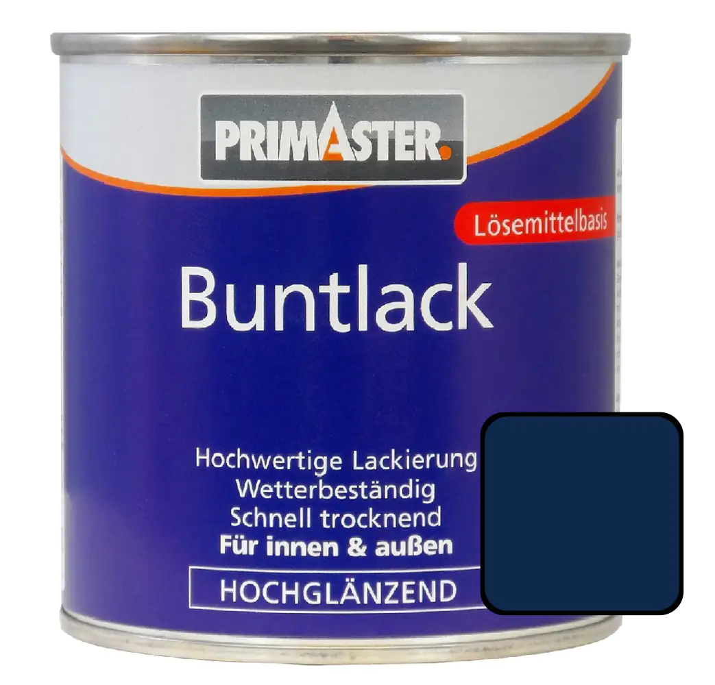 Primaster Buntlack RAL 5010 750 ml enzianblau hochglänzend