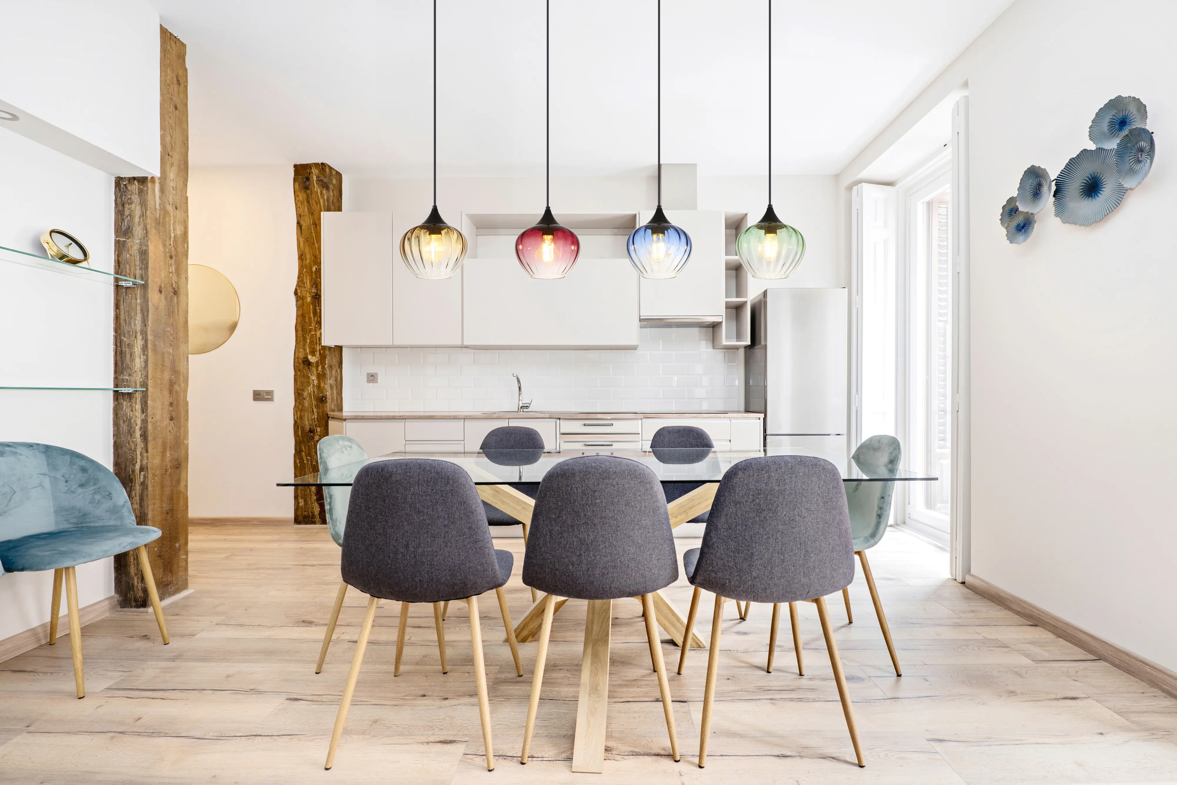 Globo Hängeleuchte Sander 111 x 120 cm bunt matt