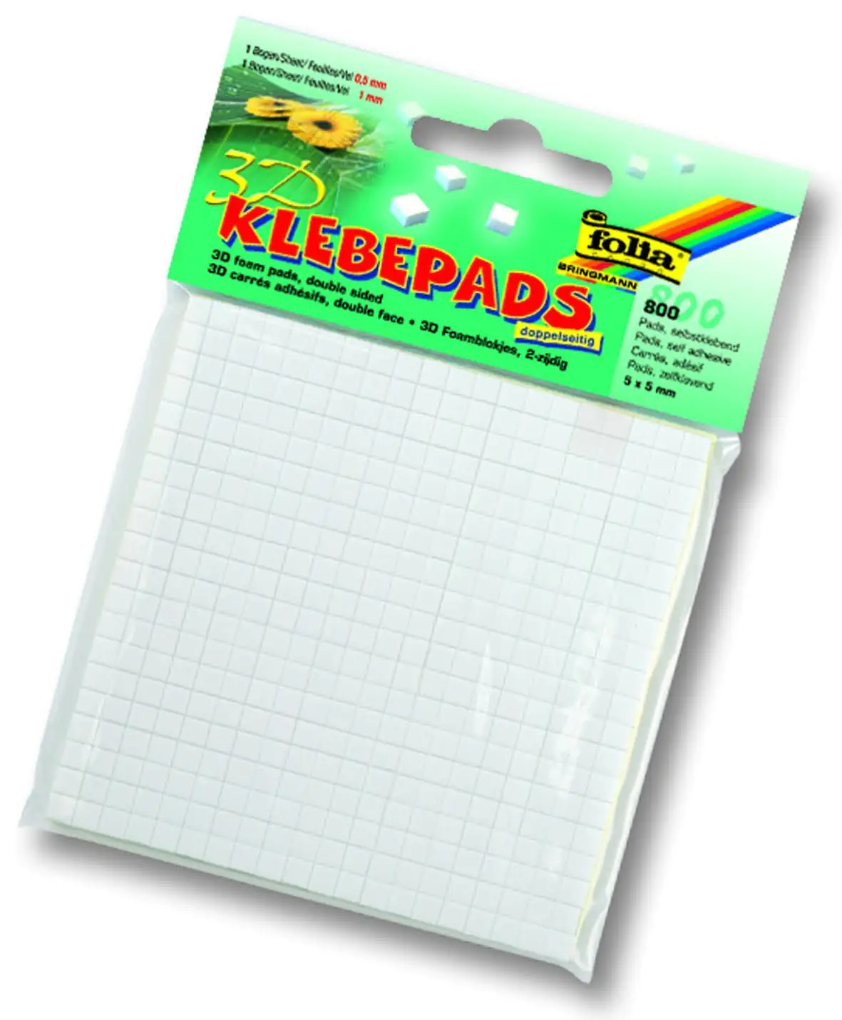 Glorex Klebepads für 3D-Effekte 5 x 5 mm