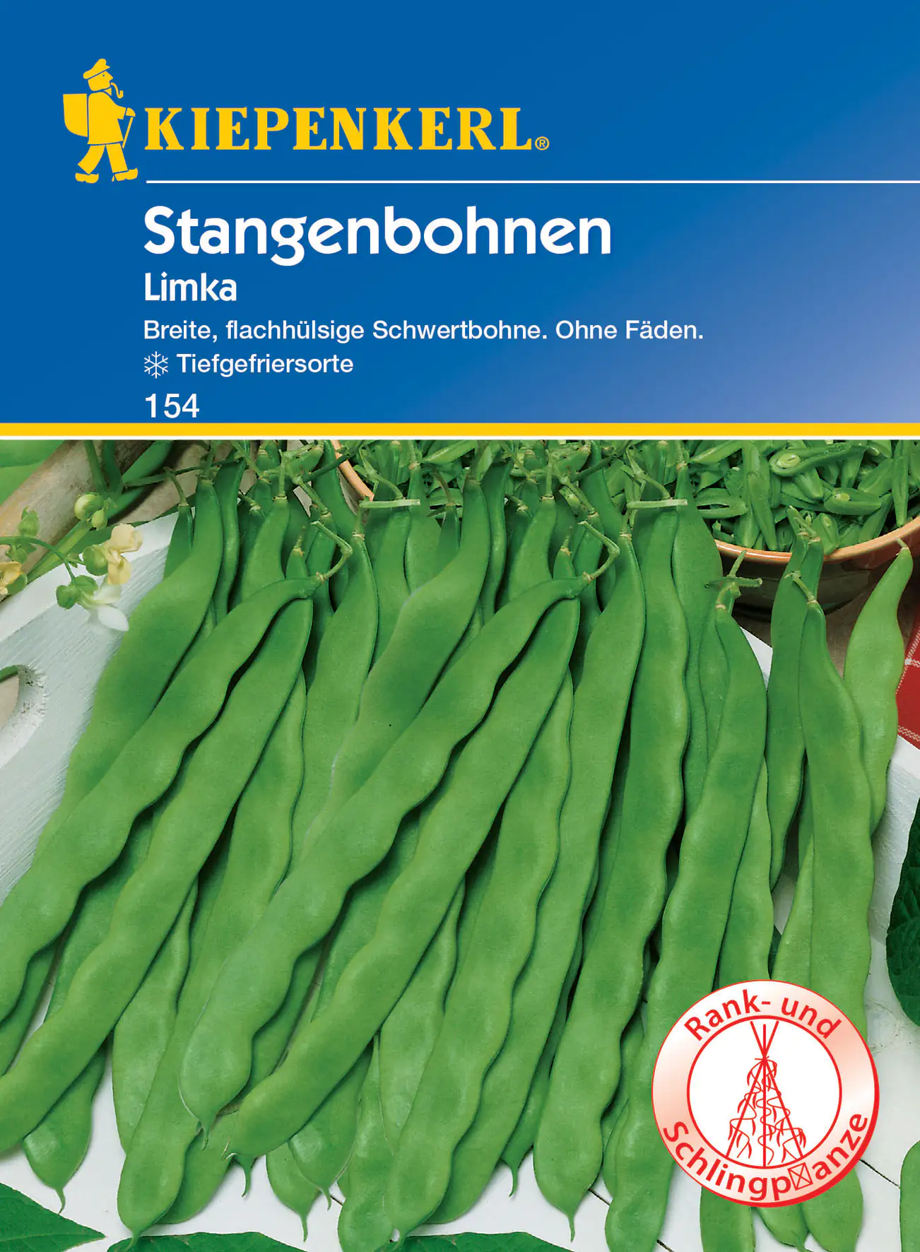 Kiepenkerl Stangenbohne Limka