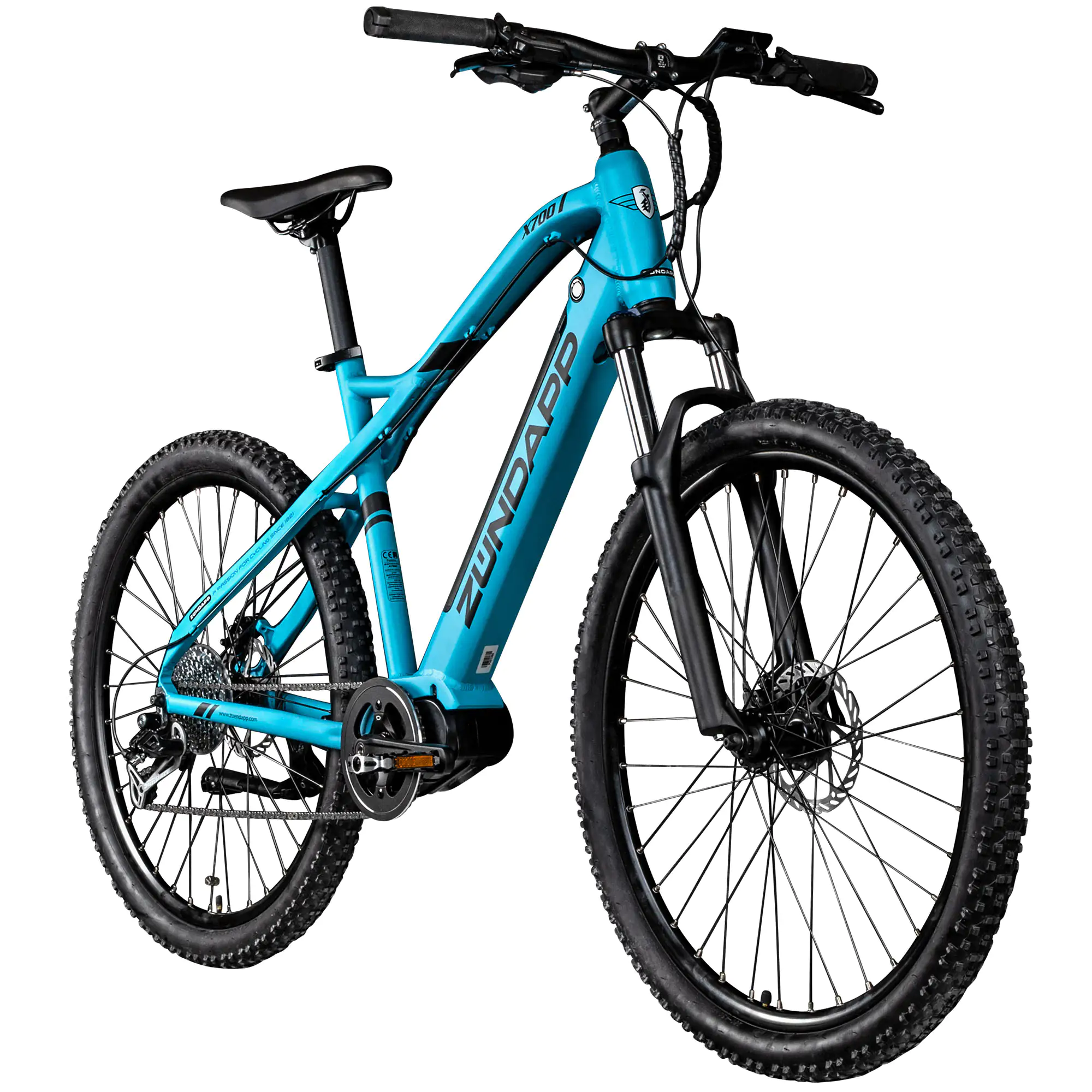 Zündapp E-Bike MTB X700 27,5 Zoll 9-Gang 504 Wh blau