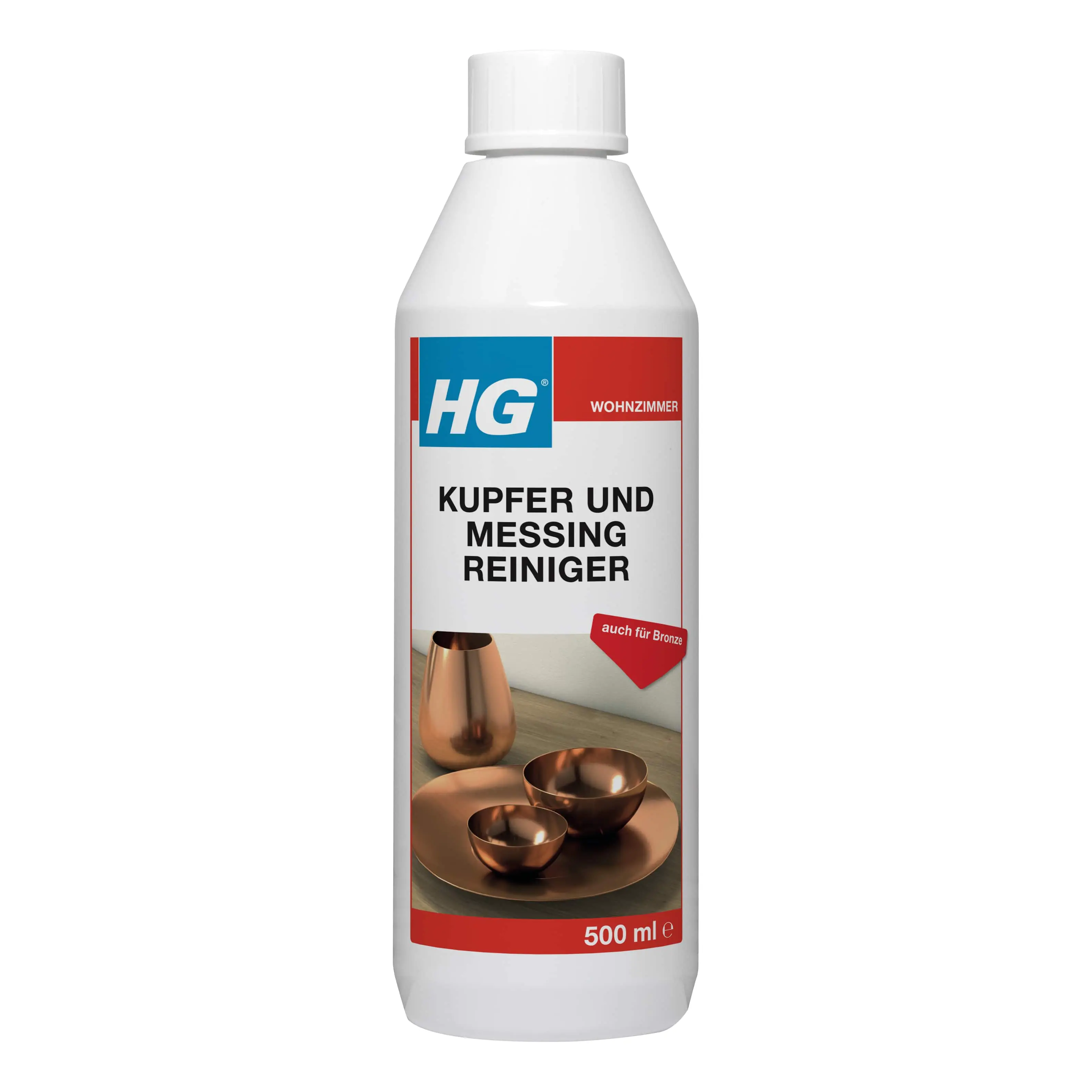 HG Kupfer und Messingreiniger 500 ml