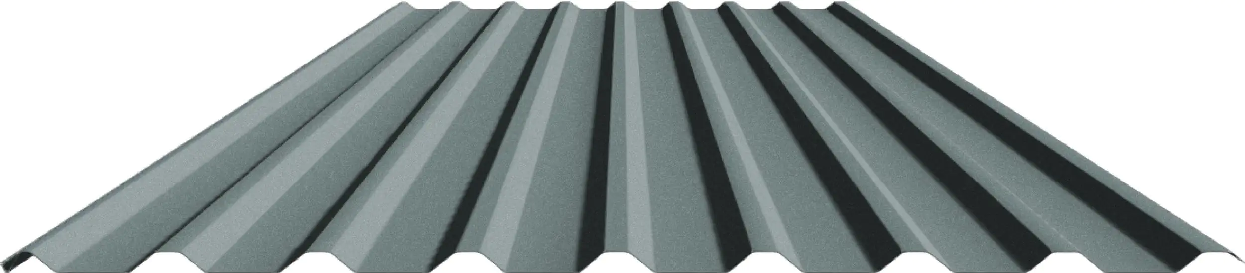 PVC-Wellenplatte 200 x 90 cm 1,4 mm schwarz