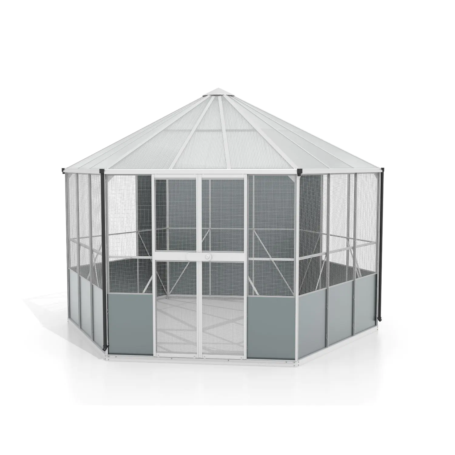Vitavia Vogelvoliere Circus 9000, aluminium eloxiert, 9,0 m²