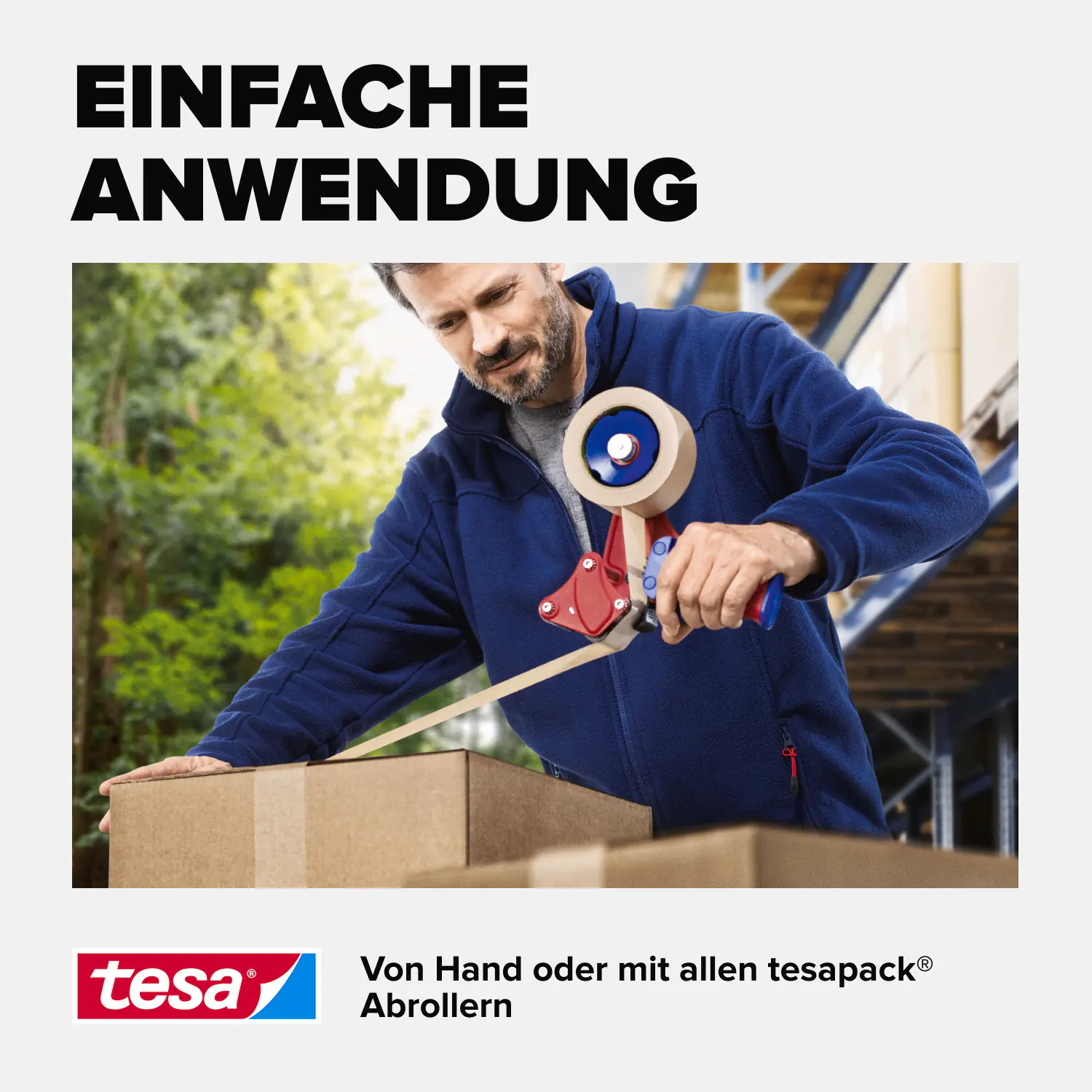 tesapack Packband Papier Standard ecoLogo 50 m x 50 mm