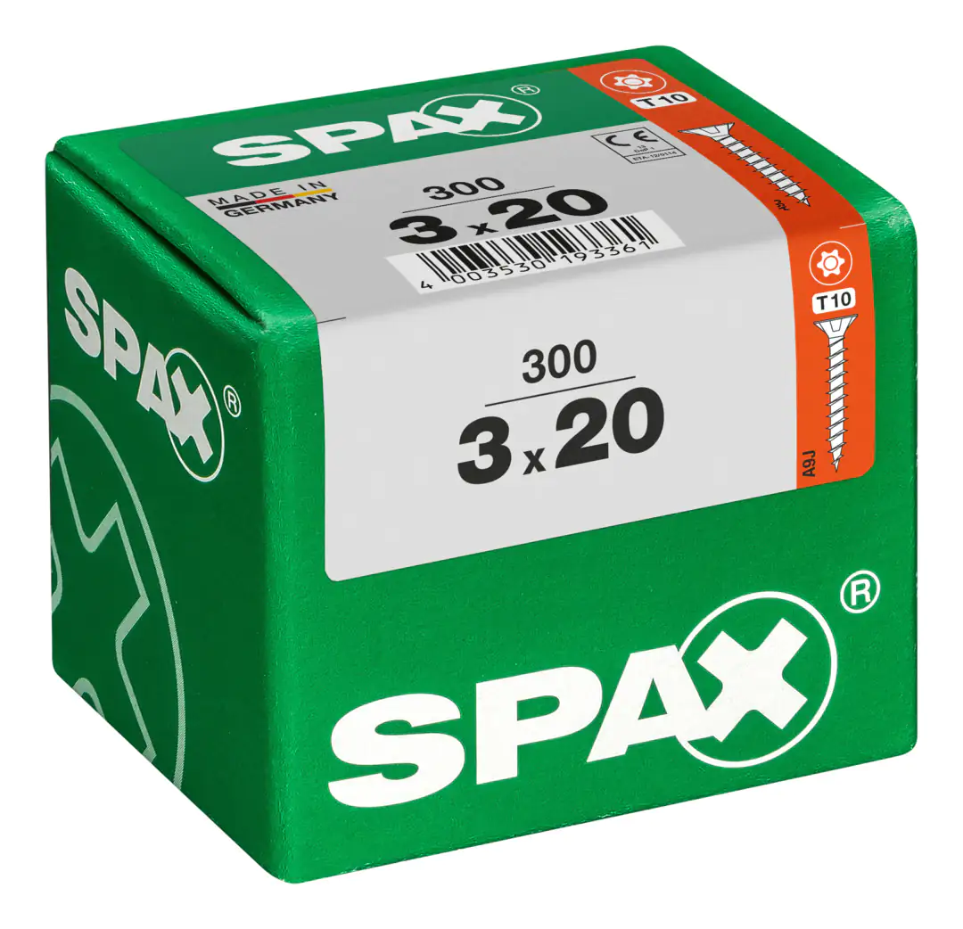 Spax Universalschrauben 3.0 x 20 mm TX 10 - 300 Stk.