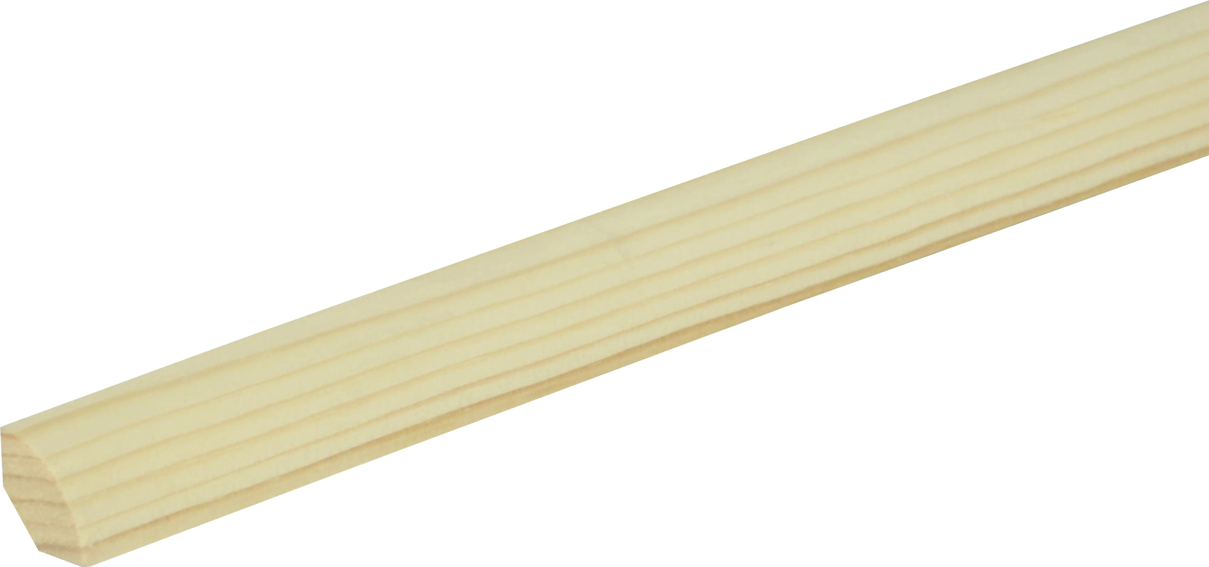 FN Neuhofer Viertelrundstab 100 cm 18 x 18 mm Fichte/Kiefer