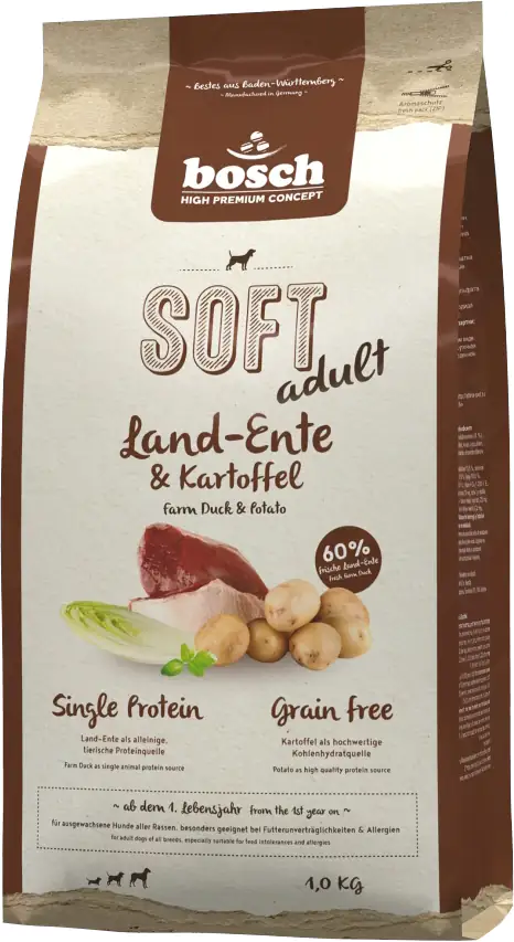 4015598009201 Bosch SOFT Land-Ente & Kartoffel 1 kg