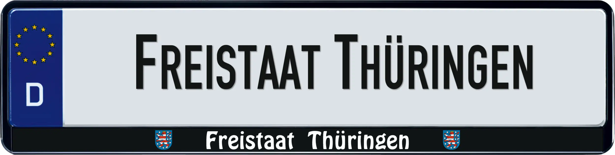 4002341290504 Hermann Schütz Design Kennzeichenrahmen Bundesland Freistaat Thüringen