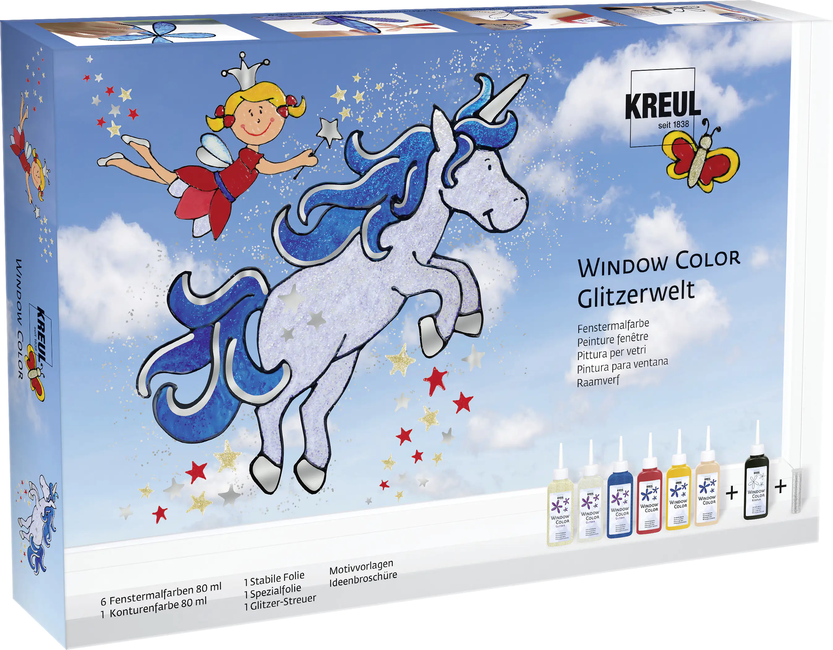 Kreul Window Color Glitzerwelt Set Kreul Window Color Glitzerwelt Set