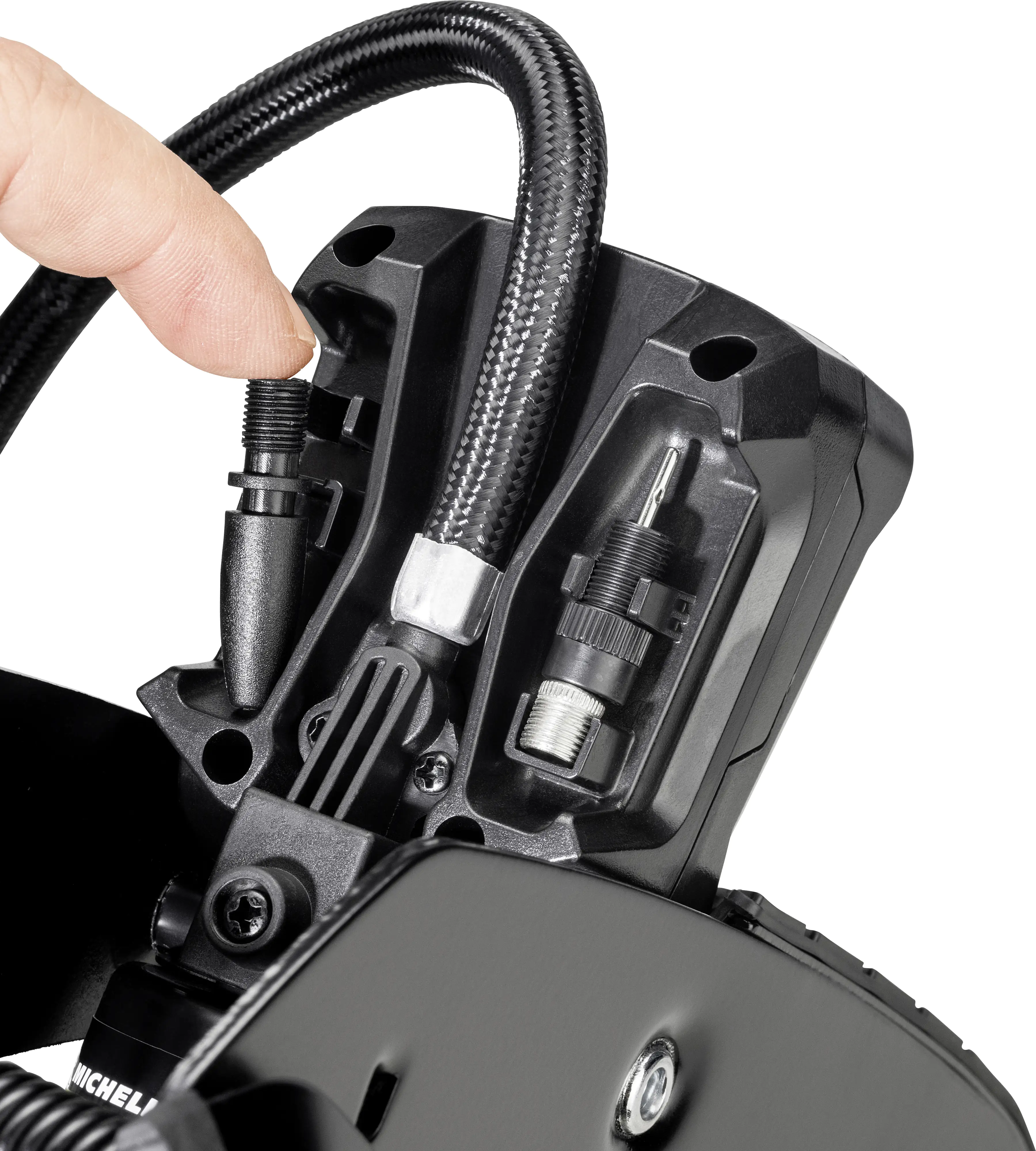 Michelin Doppelzylinder-Fußluftpumpe digital Michelin Doppelzylinder-Fußluftpumpe digital