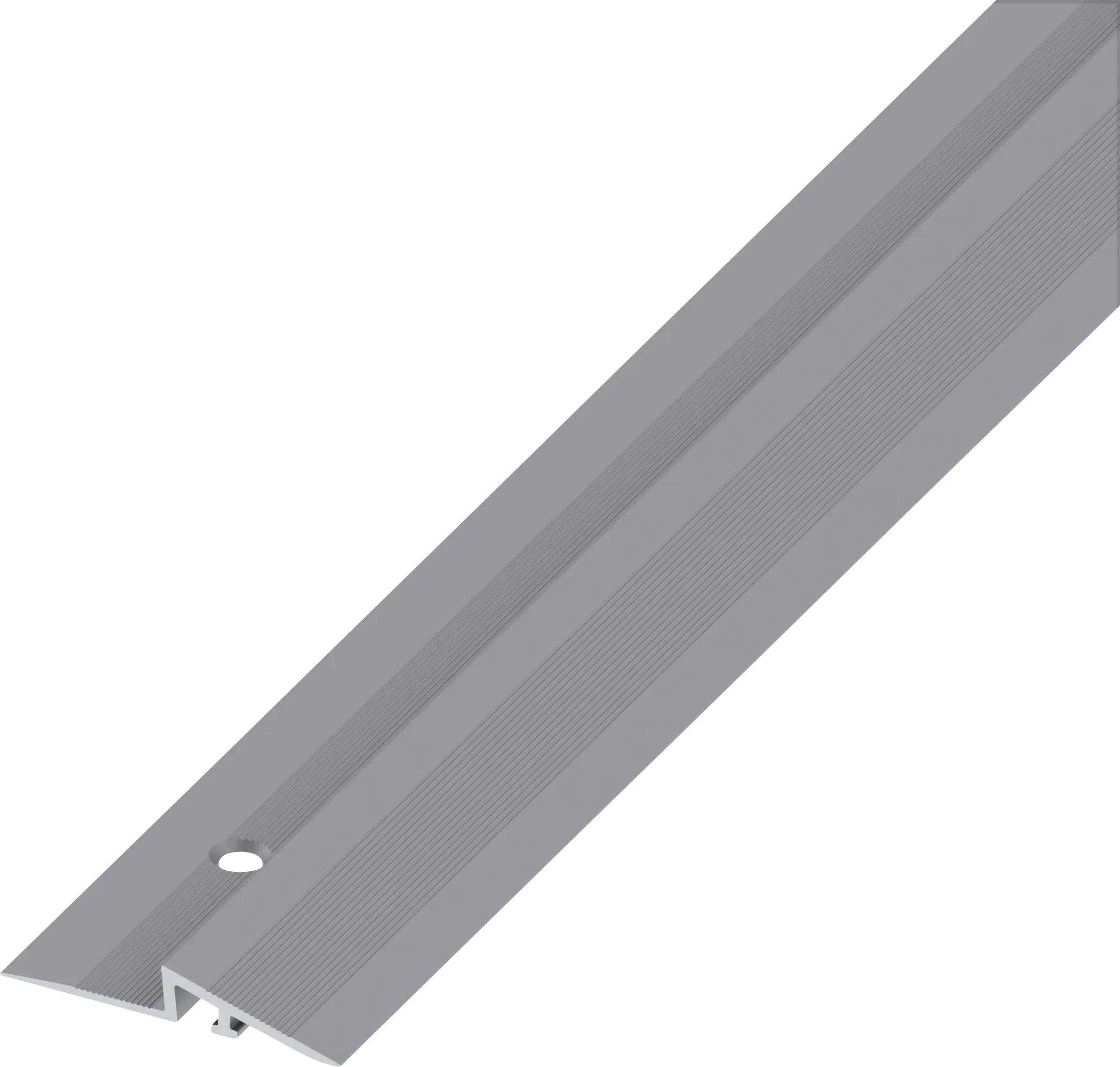 alfer Rampen-Profil 1 m, 38 x 3 mm Aluminium eloxiert dunkelgrau