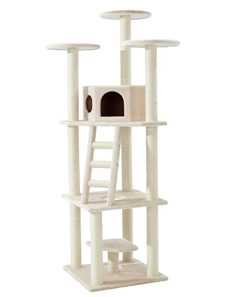 Nobby Kratzbaum Classic Sultan H 197 cm cream Nobby Kratzbaum Classic Sultan H 197 cm cream