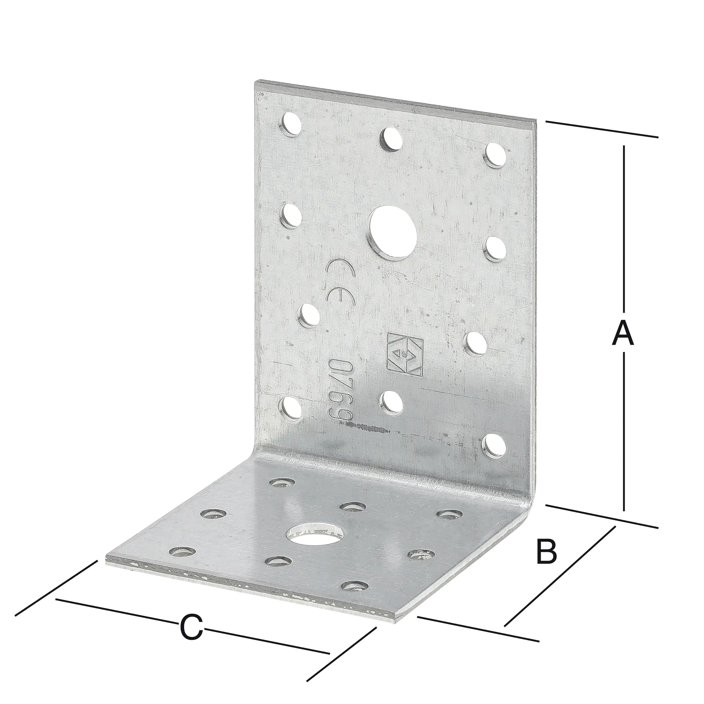 Vormann Winkelverbinder sendzimir verzinkt 80 x 60 x 60 mm Vormann Winkelverbinder sendzimir verzinkt 80 x 60 x 60 mm