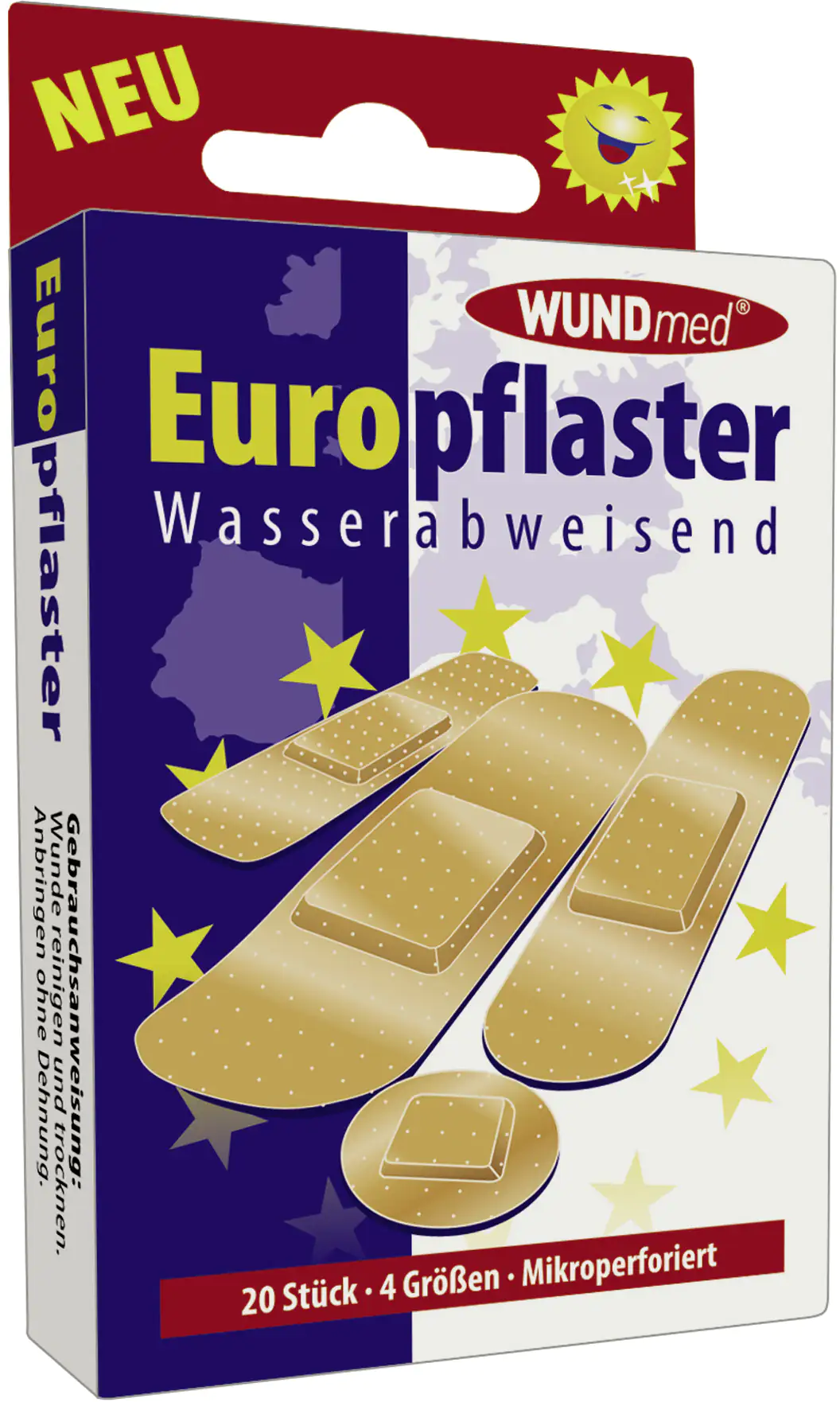 Wundmed Euro-Pflaster verschiedene Größen 20 Stück