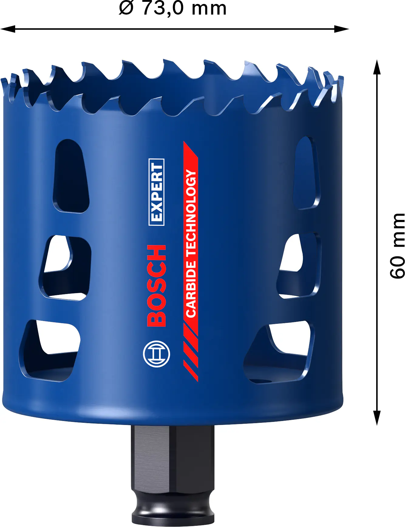 Bosch Expert Tough Material Lochsäge 73 x 60 mm