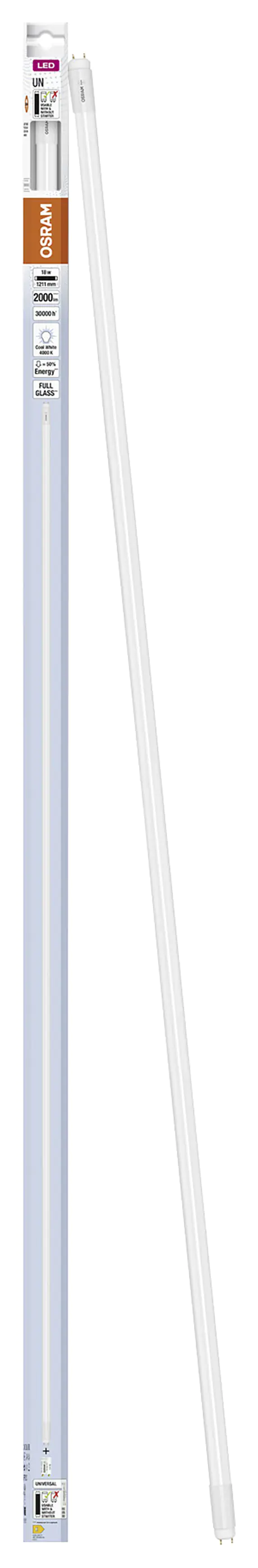 Osram LED Röhre T8 1,2 m G13 18 W neutralweiß Osram LED Röhre T8 1,2 m G13 18 W neutralweiß