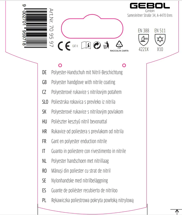 Gebol Handschuh Multi Flex Winter   Gebol Handschuh Multi Flex Winter