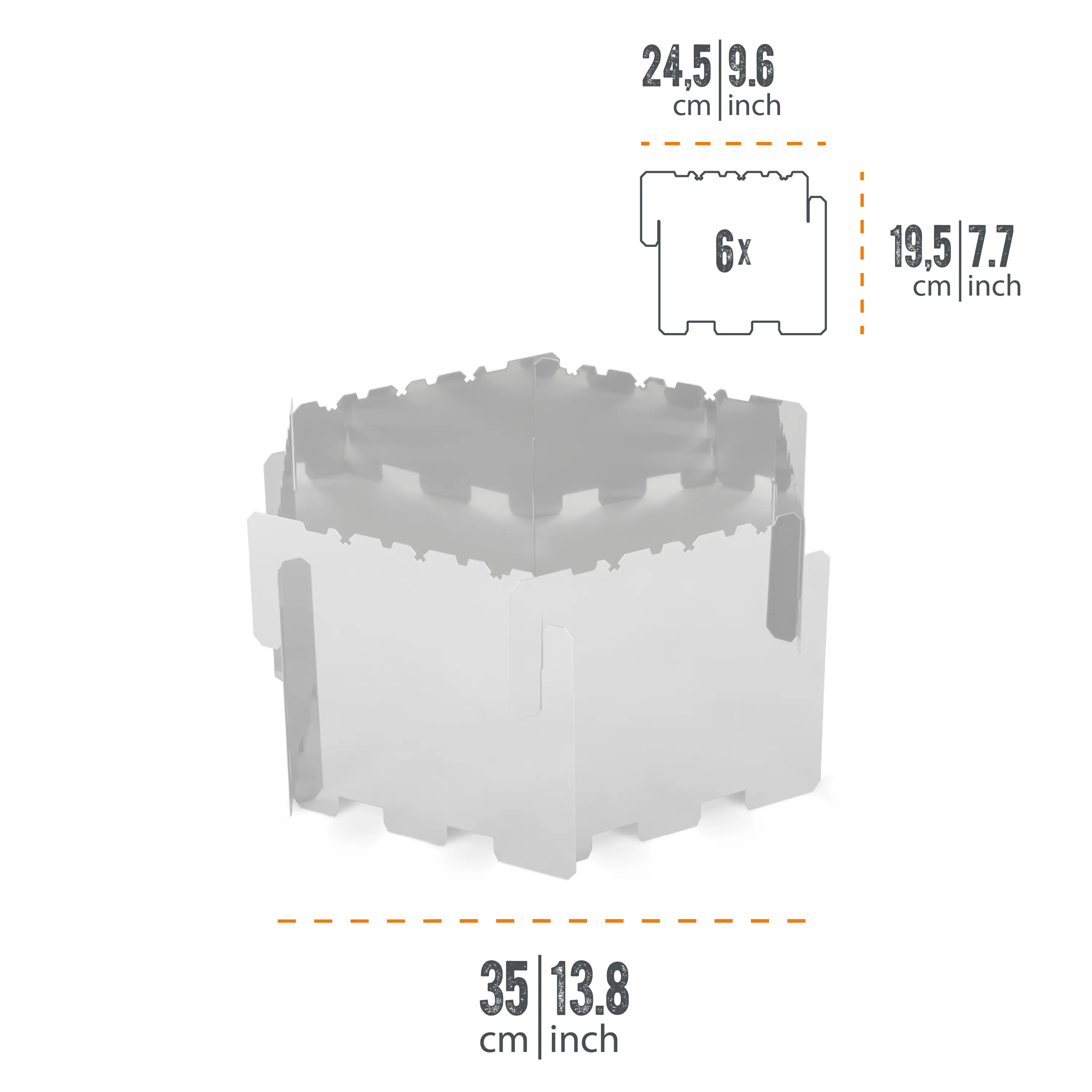 Petromax Atago Reflektorschild Edelstahl Petromax Atago Reflektorschild Edelstahl