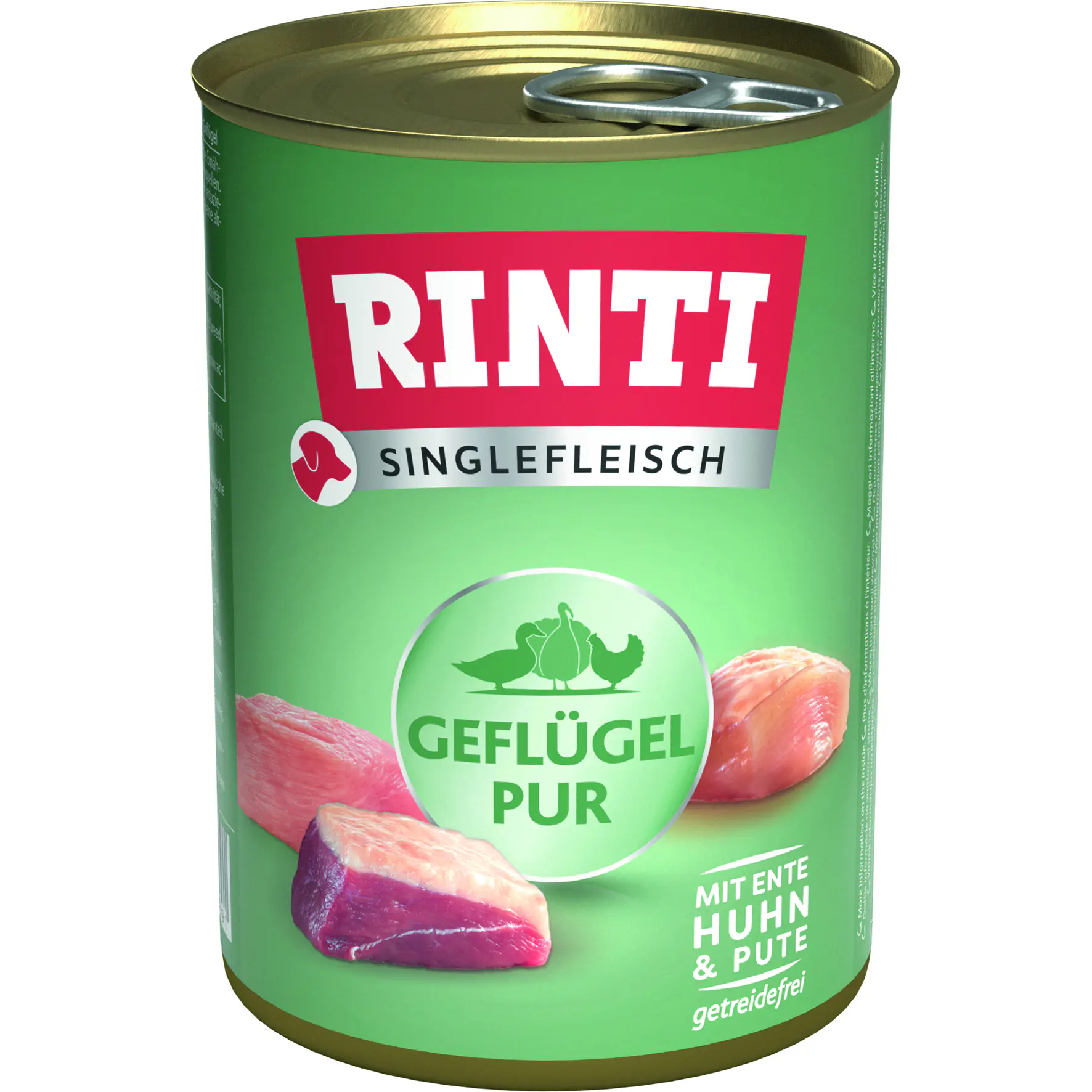 Rinti Singlefleisch Exclusive Hundenassfutter Adult getreidefrei 400 g Geflügel