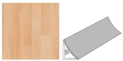 Getalit Wandanschlußsystem Plus 59 cm, 20 x 30 mm, Buche