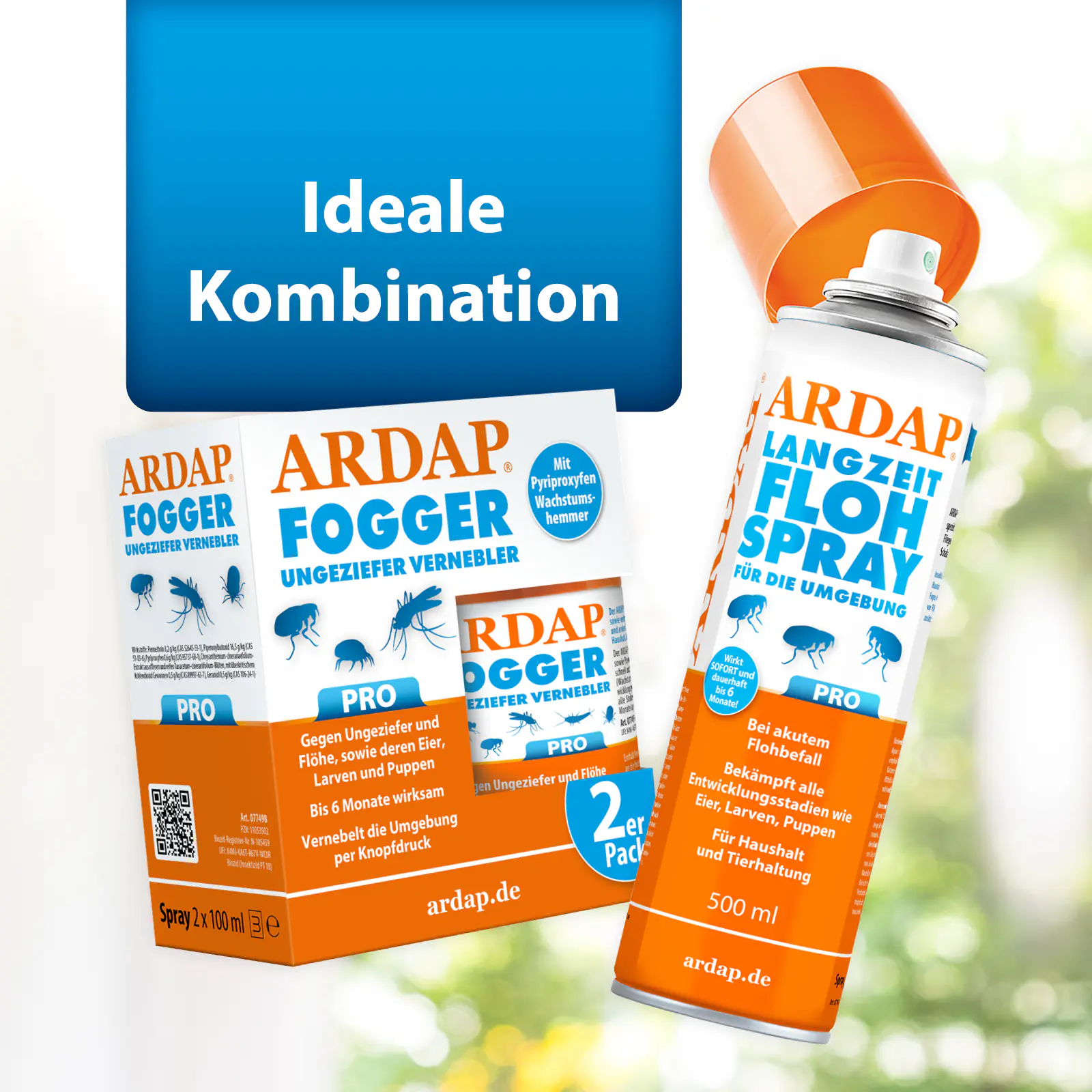 Ardap Pro Fogger vernebelt Ungeziefer und Flöhe 200 ml Ardap Pro Fogger vernebelt Ungeziefer und Flöhe 200 ml
