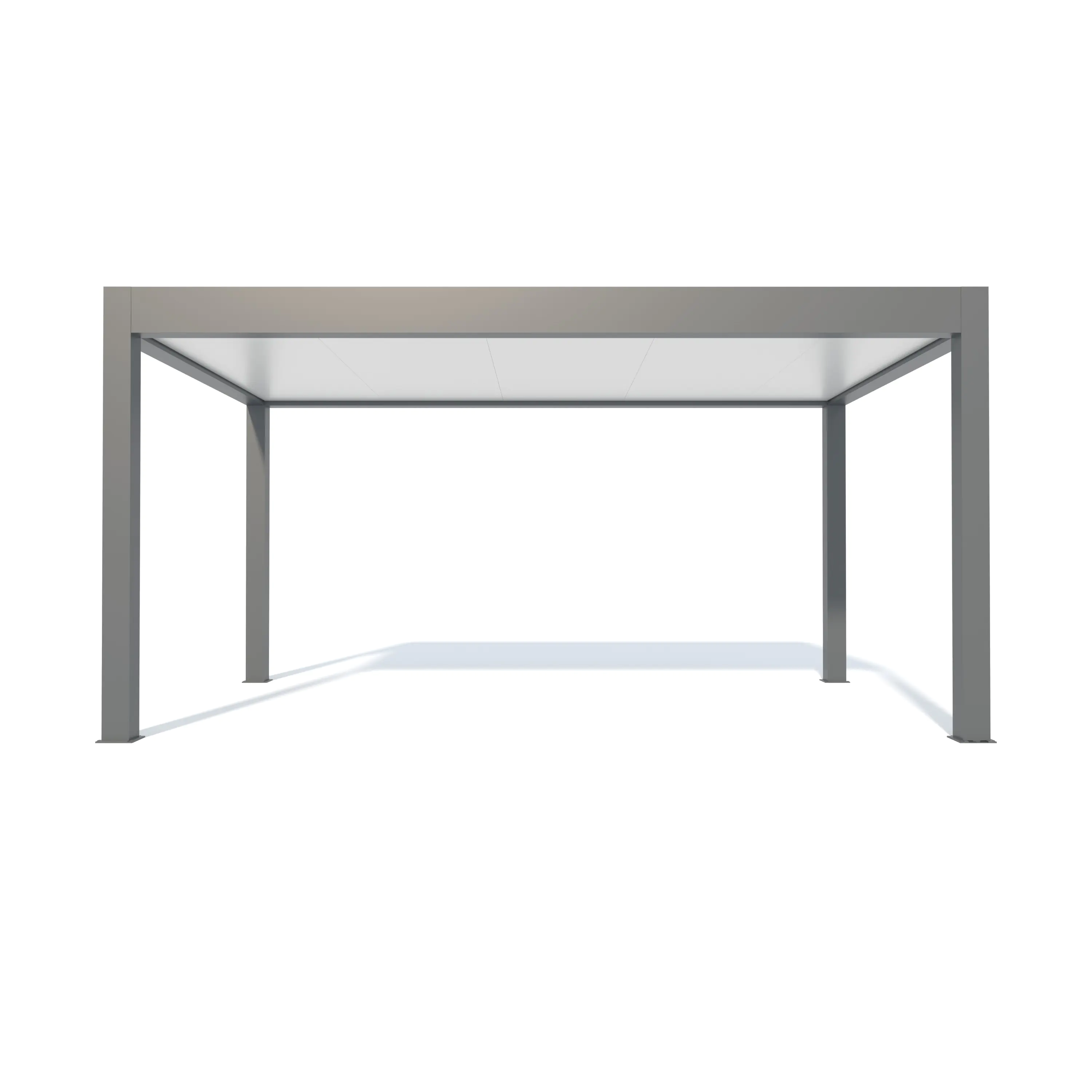 Carport Grandlux 300 x 600 cm grau weiß