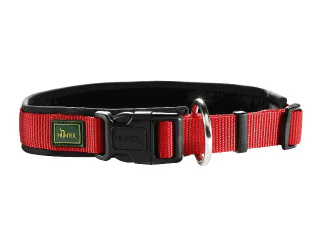 Hunter Halsband Neopren Vario Plus Größe M rot/schwarz
