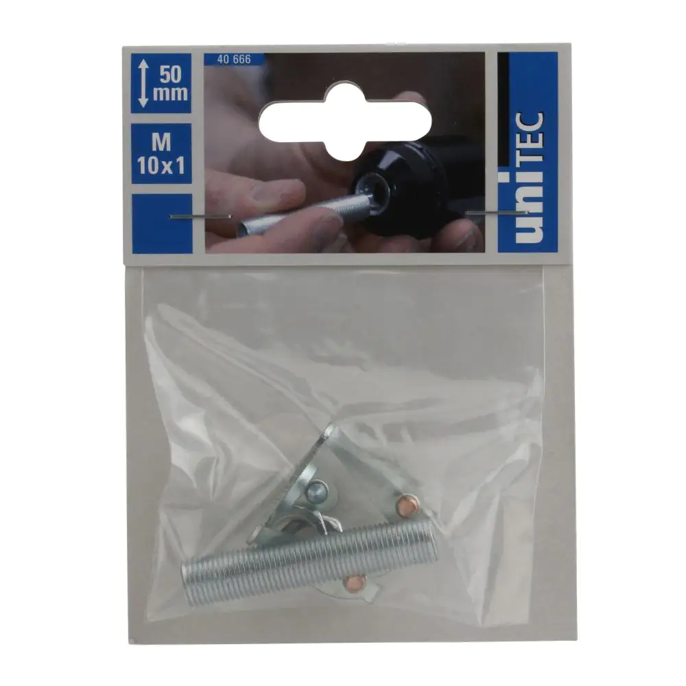 Gewinderöhrchen 50 mm mit Lampenaufhängung M 10x1