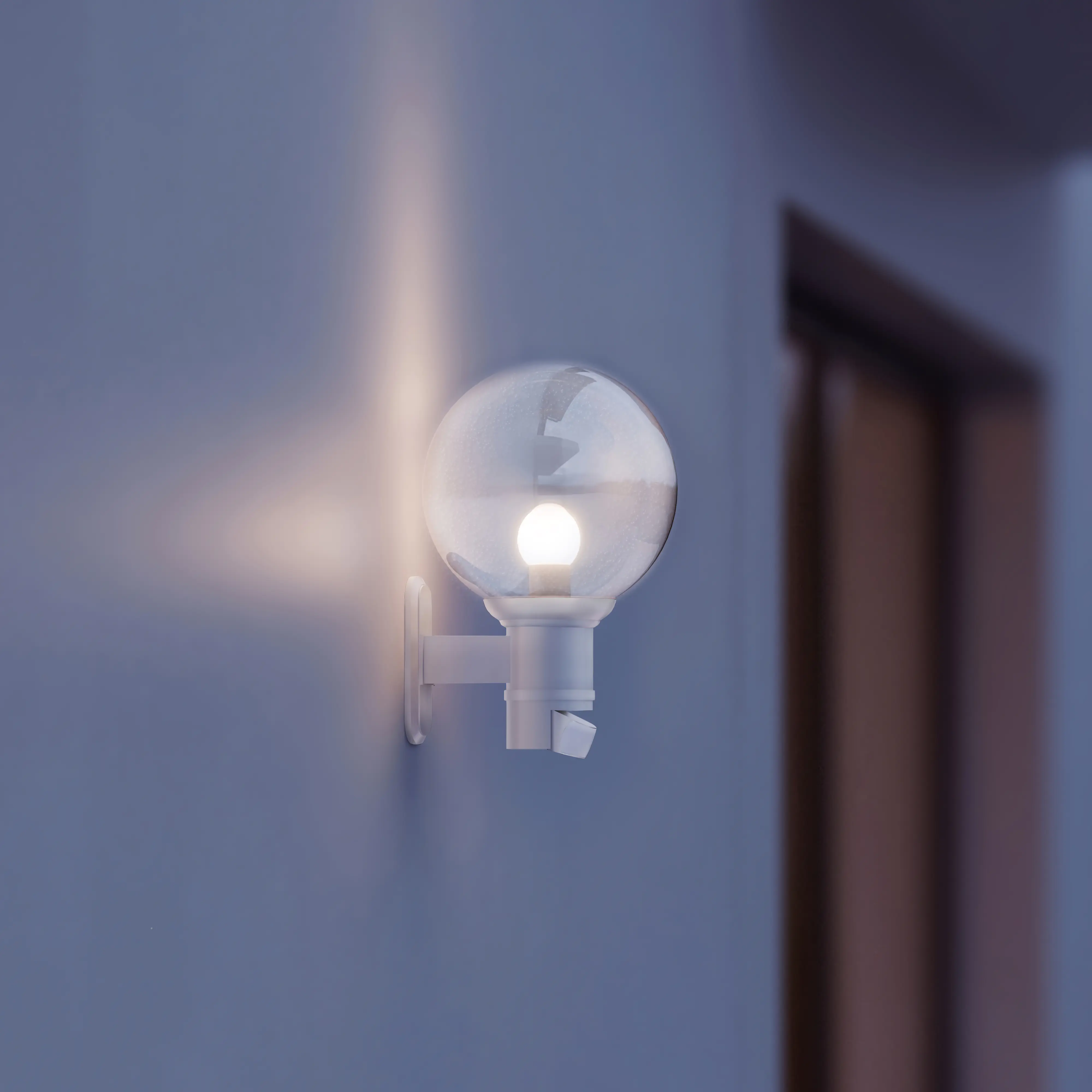 Steinel Außenleuchte L 560 S Weiß mit Sensor schwenkbar 12 m