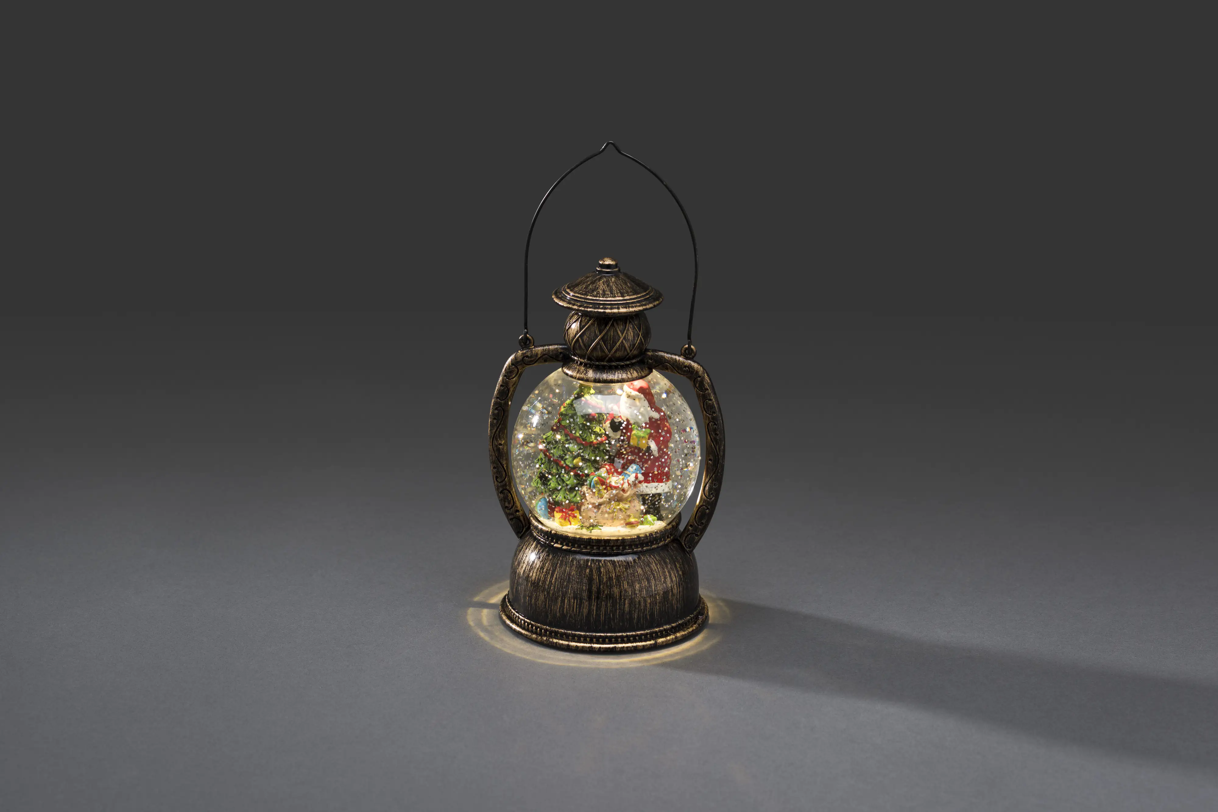 Konstsmide LED Kugellaterne Weihnachtsmann 20 x Ø 12 cm