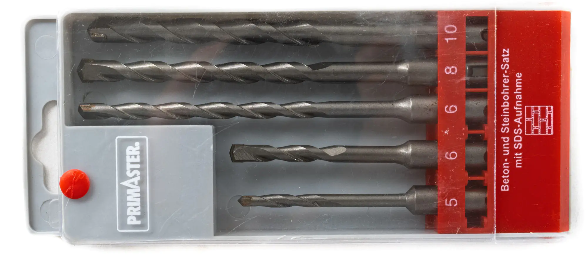 Primaster SDS-Plus Beton- und Steinbohrer Set 5-teilig Ø 5 - 10 mm