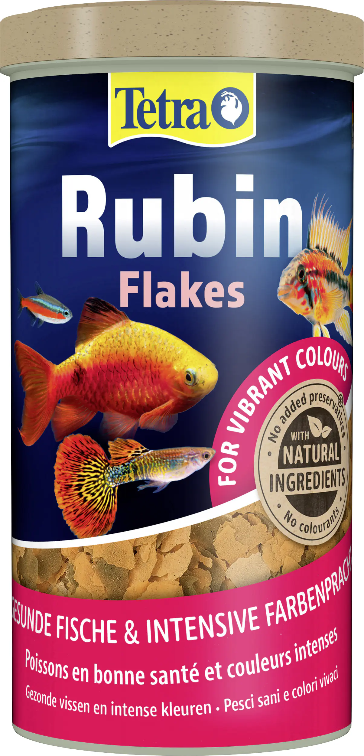 Tetra Fischfutter Rubin Flakes 1 L