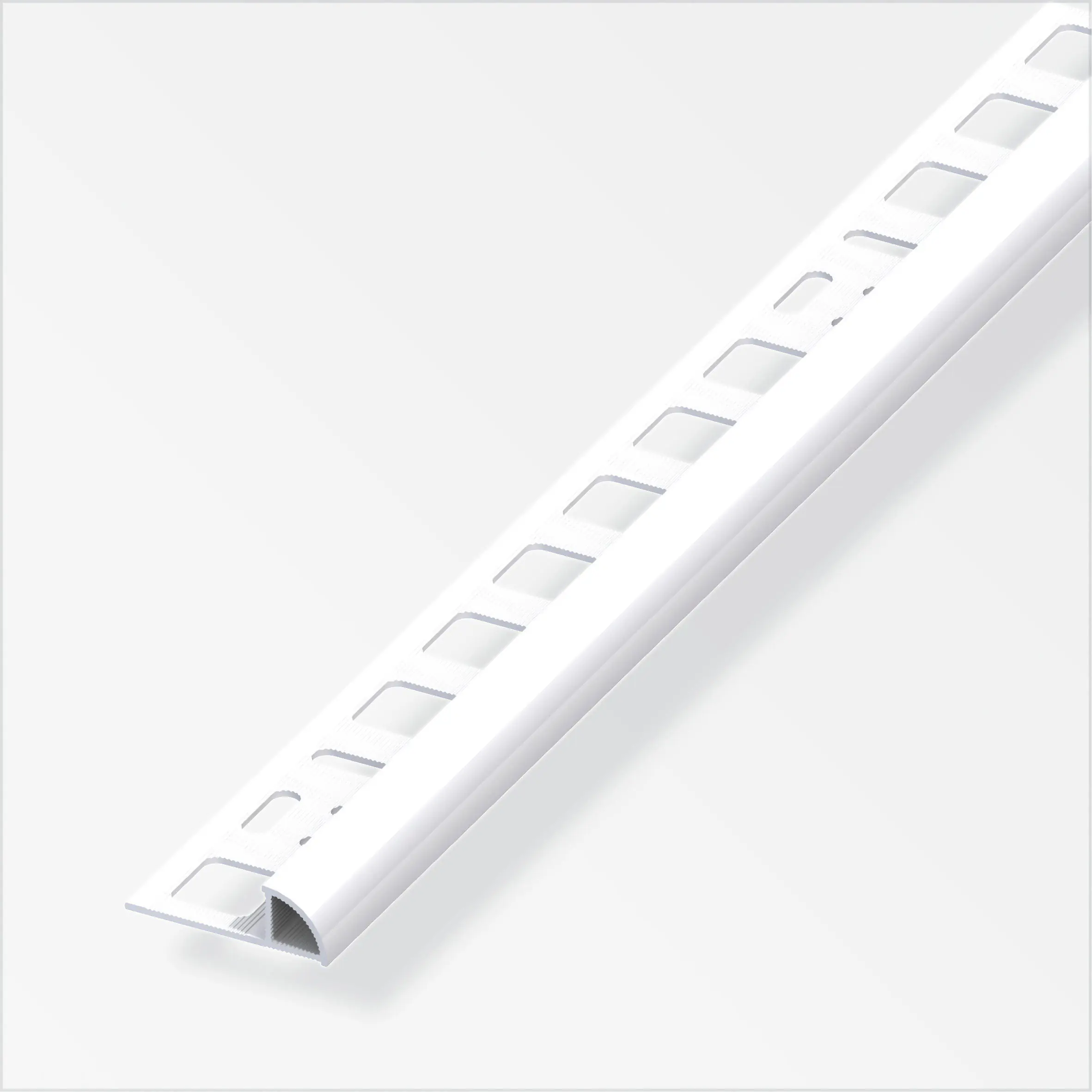 alfer Viertelkreisprofil PVC glatt weiß glänzend alfer Viertelkreisprofil PVC glatt weiß glänzend