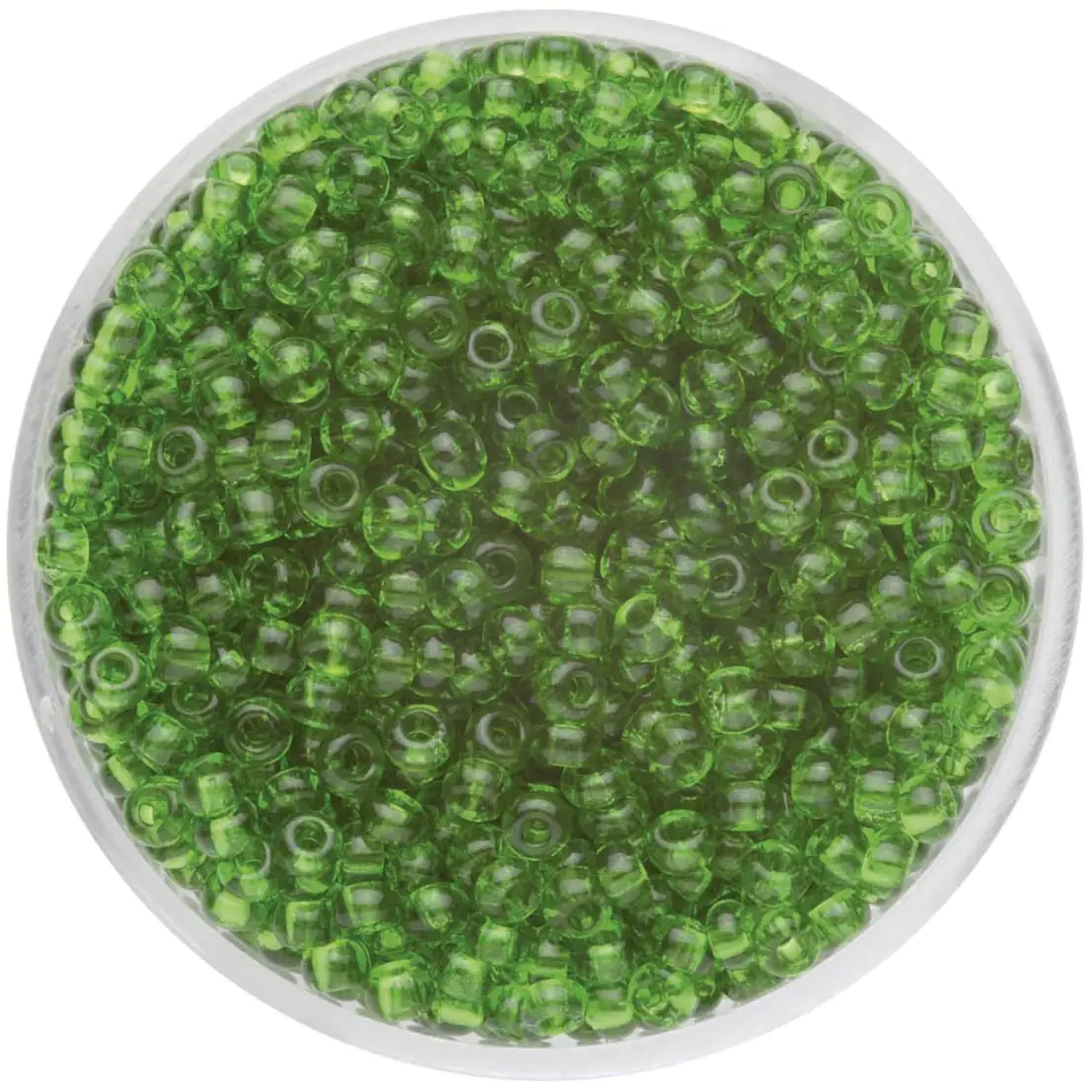 Glorex Rocailles Perlen 2,6 mm 17 g oliv