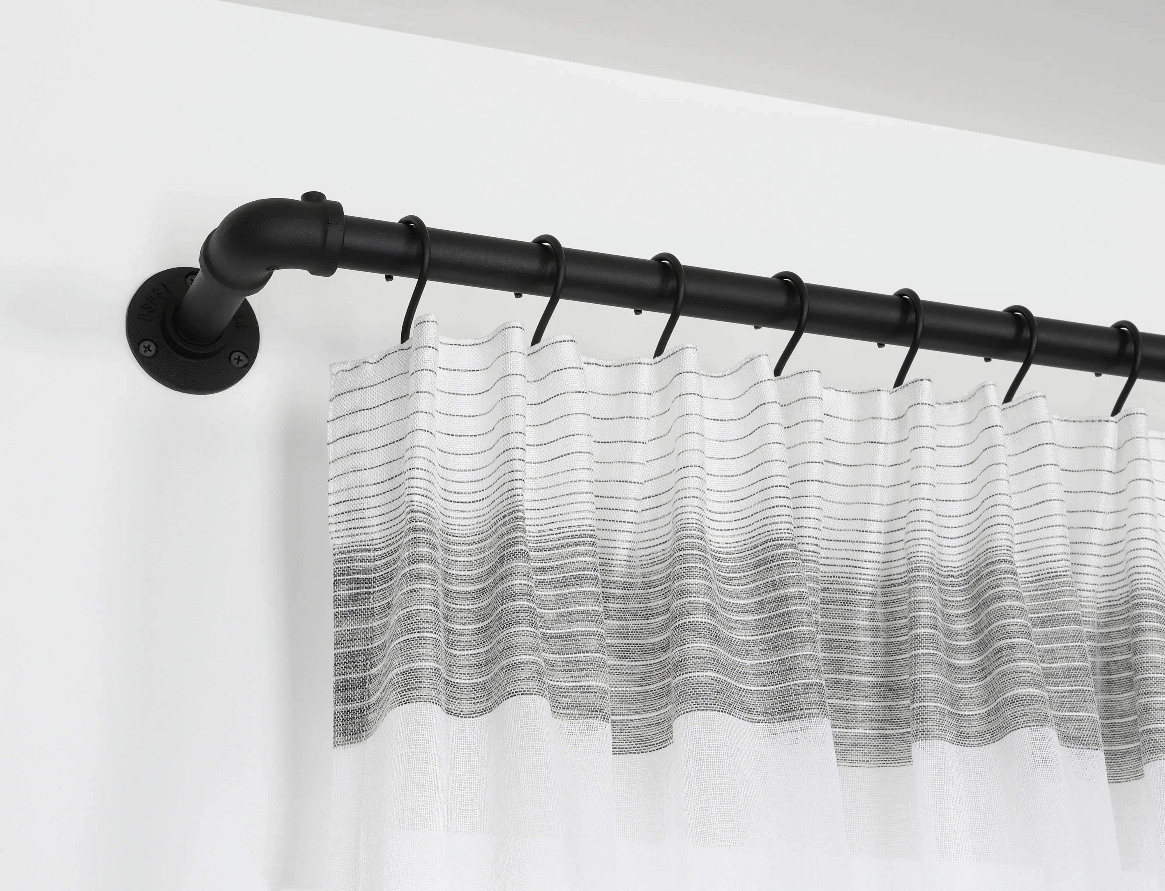 Gardinia Eckstück für Gardinenstange Industrial Home für Ø 25 mm schwarz