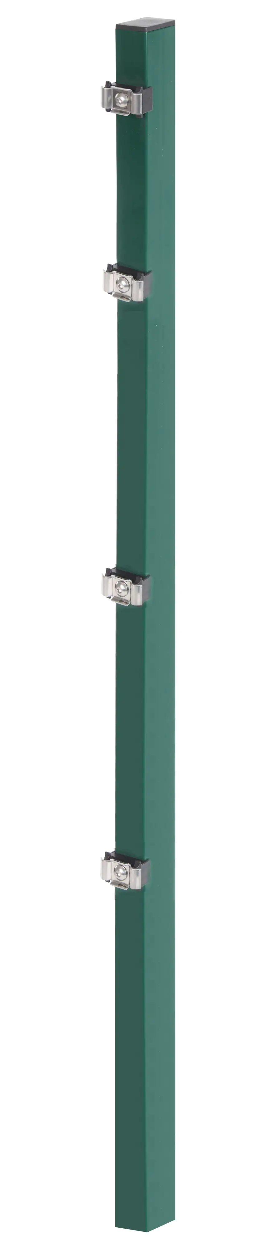 Alberts Zaunpfosten inkl. Klemmlasche 260 cm 60 x 40 mm grün