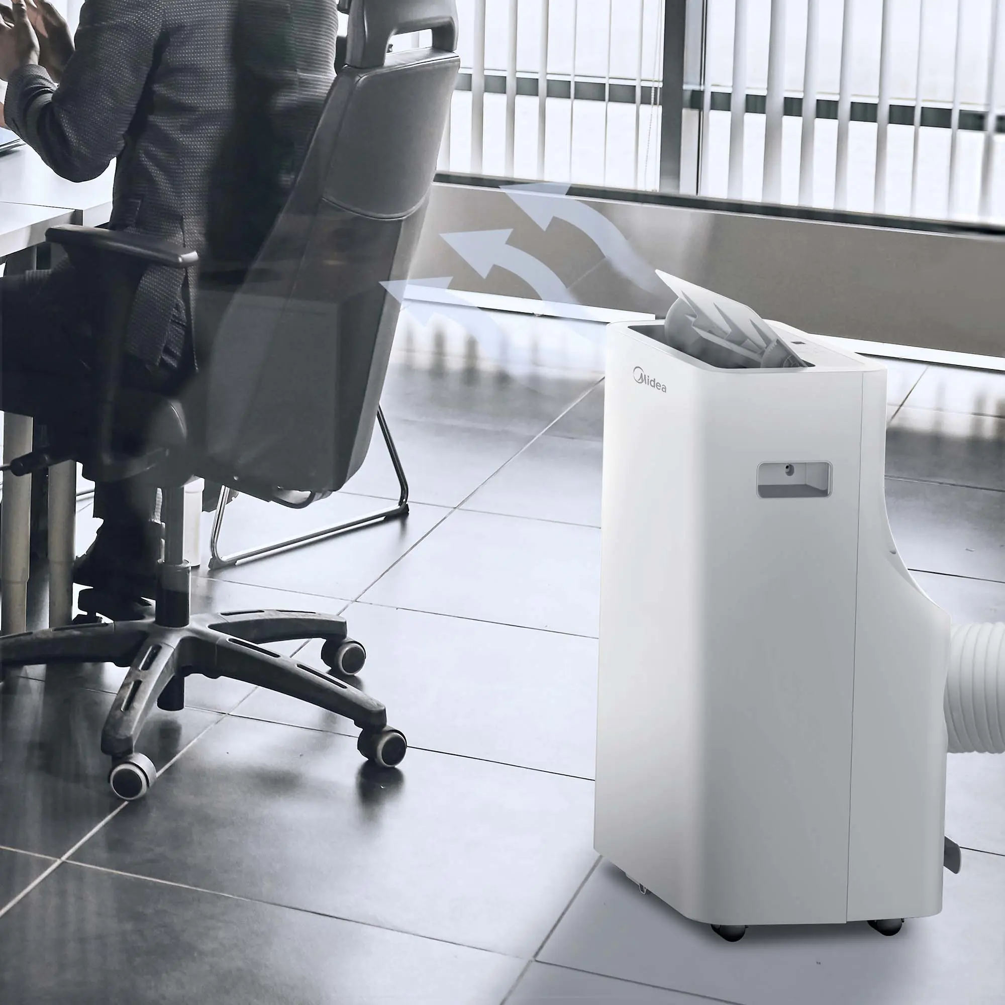 Midea Mobiles Klimagerät Silent Cool 26 Pro 9.000 BTU, R290