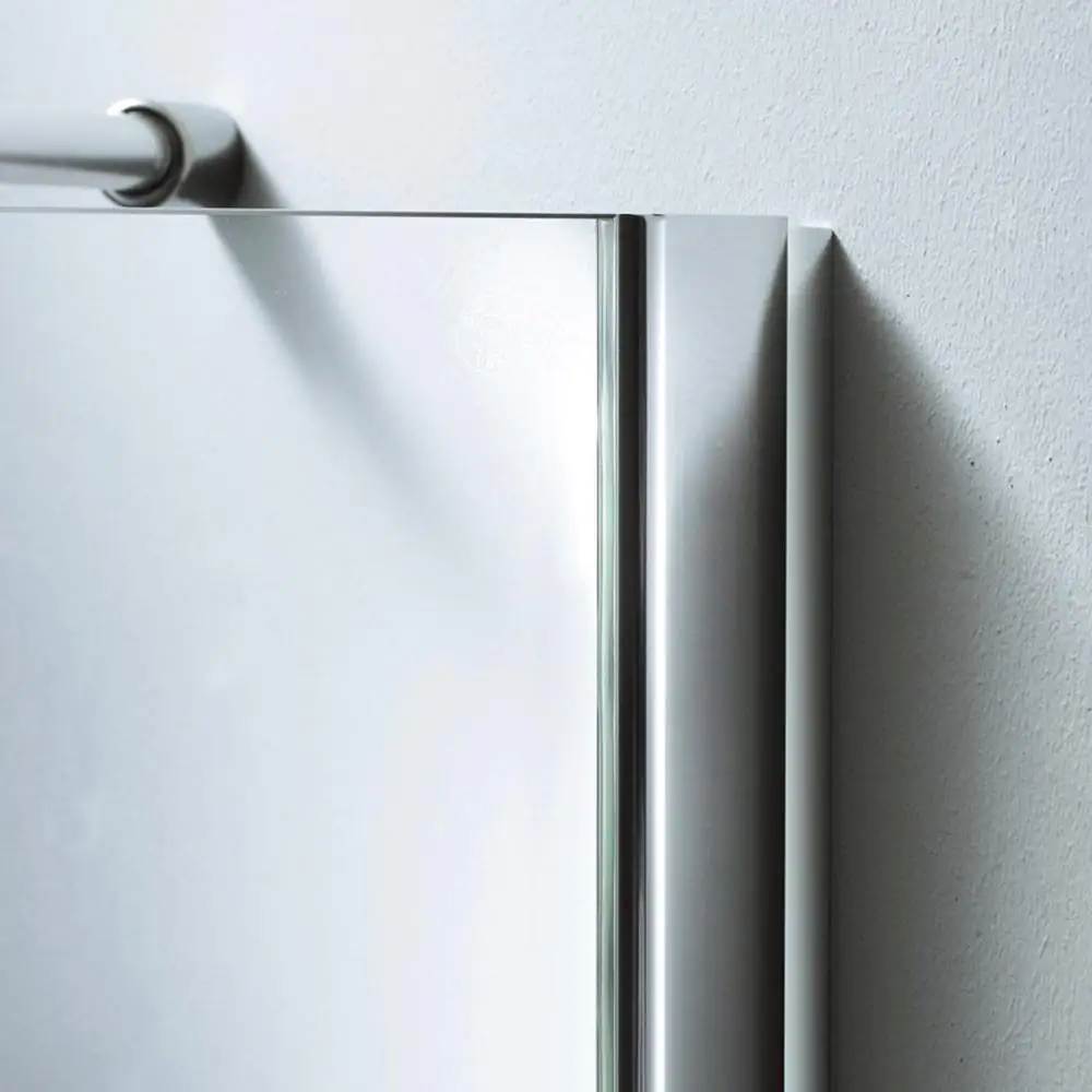 4053758114457_3 Breuer Espira Runddusche 80x80 4-teilig, Alu silber matt, Klarglas hell