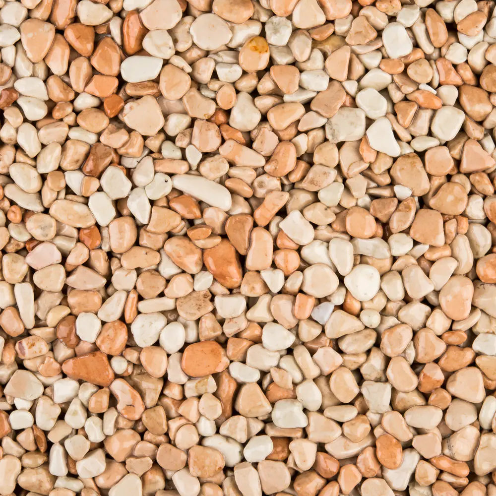 RAVELLO Steinteppich Boden Outdoor Körnung Gross Farbe rosa 26 kg Set