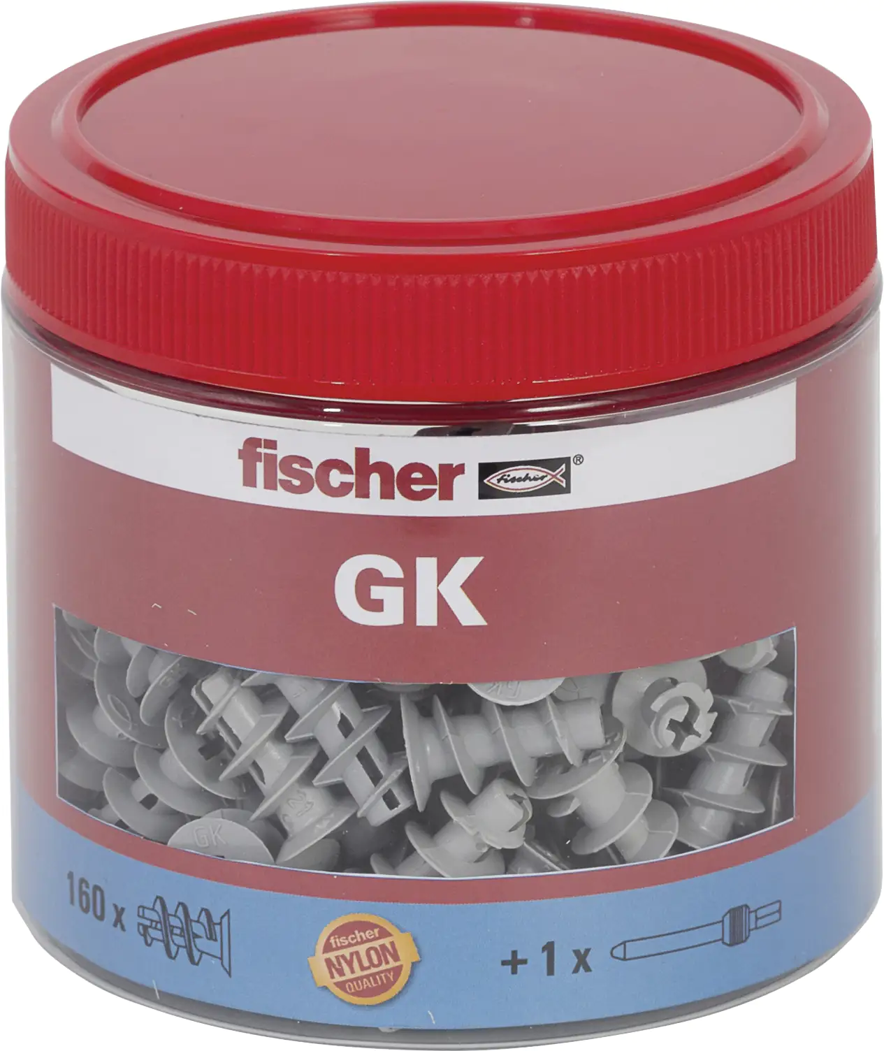 Fischer Gipskartondübel GK 22 mm - 160 Stück Fischer Gipskartondübel GK 22 mm - 160 Stück